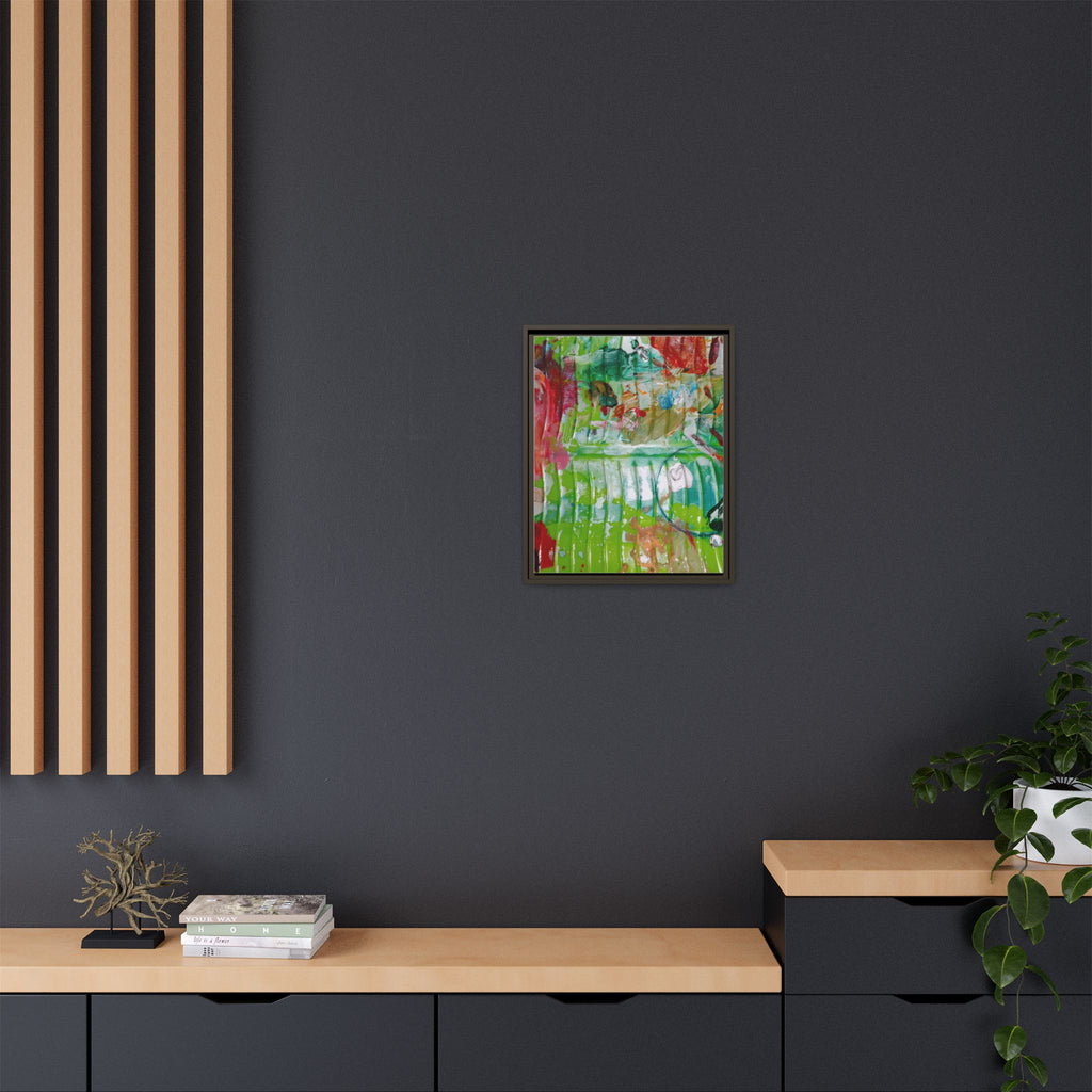 'A Mix of Life' Framed Canvas Art