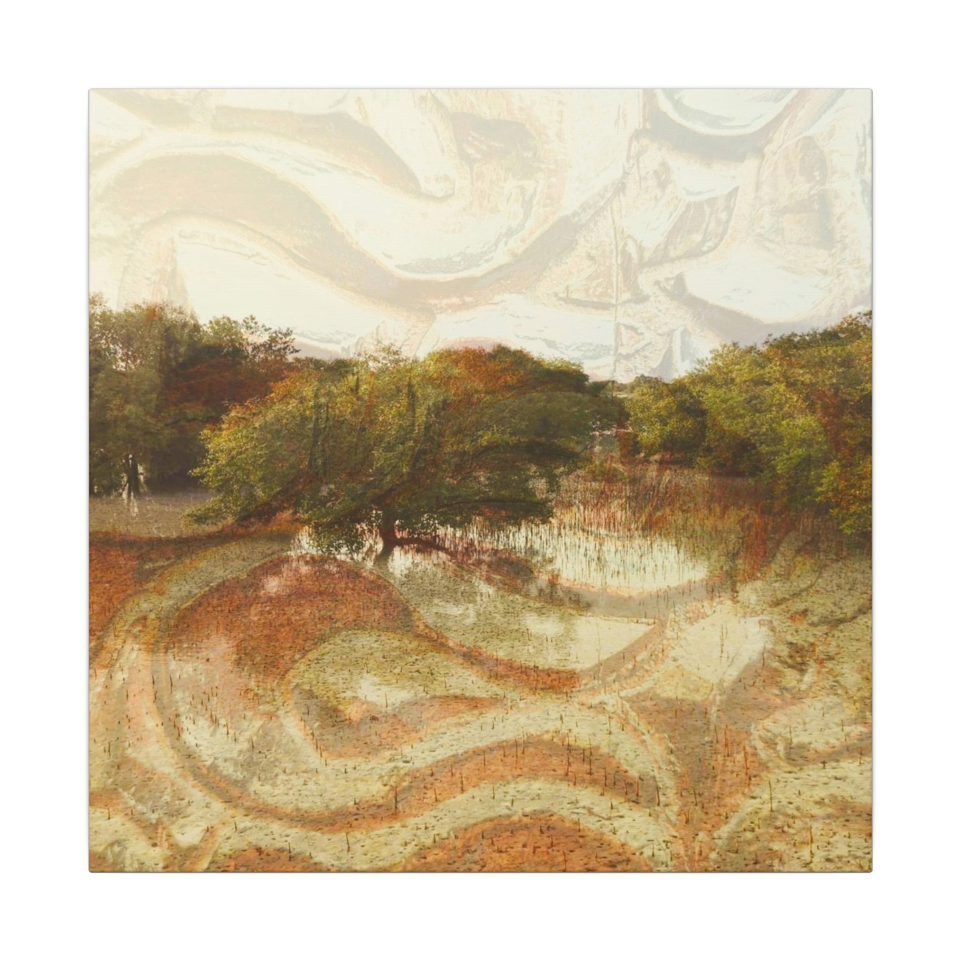 Serene Mangroves Canvas