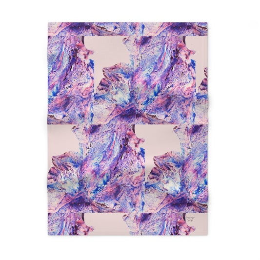 Butterfly by Lu Meng Soft Fleece Baby Blanket