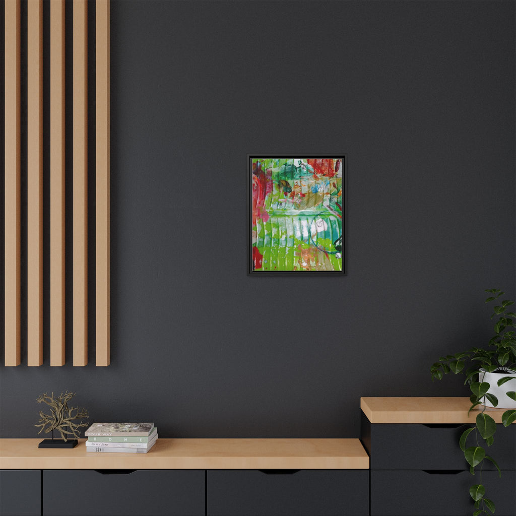 'A Mix of Life' Framed Canvas Art