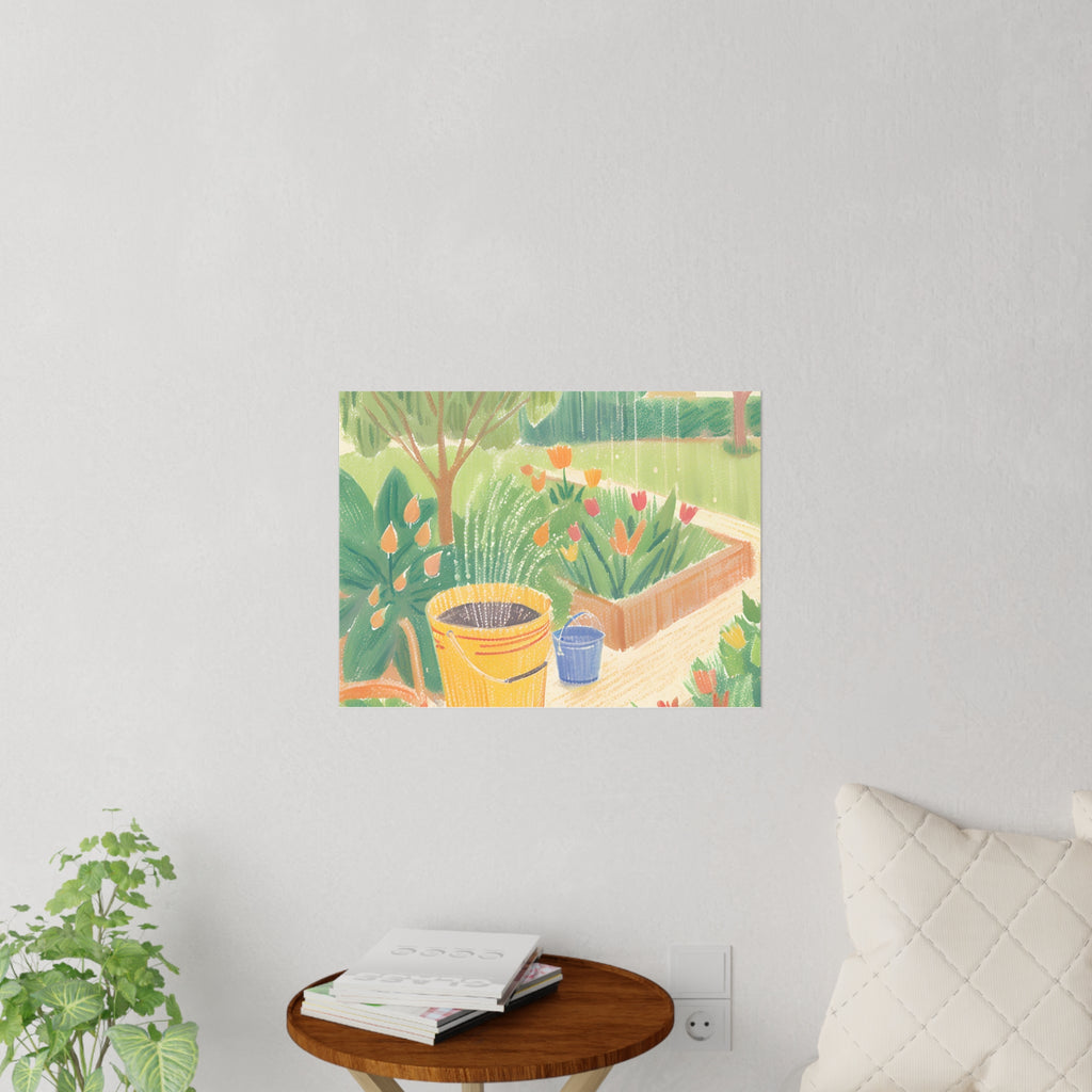 Rain Garden Wall Decals