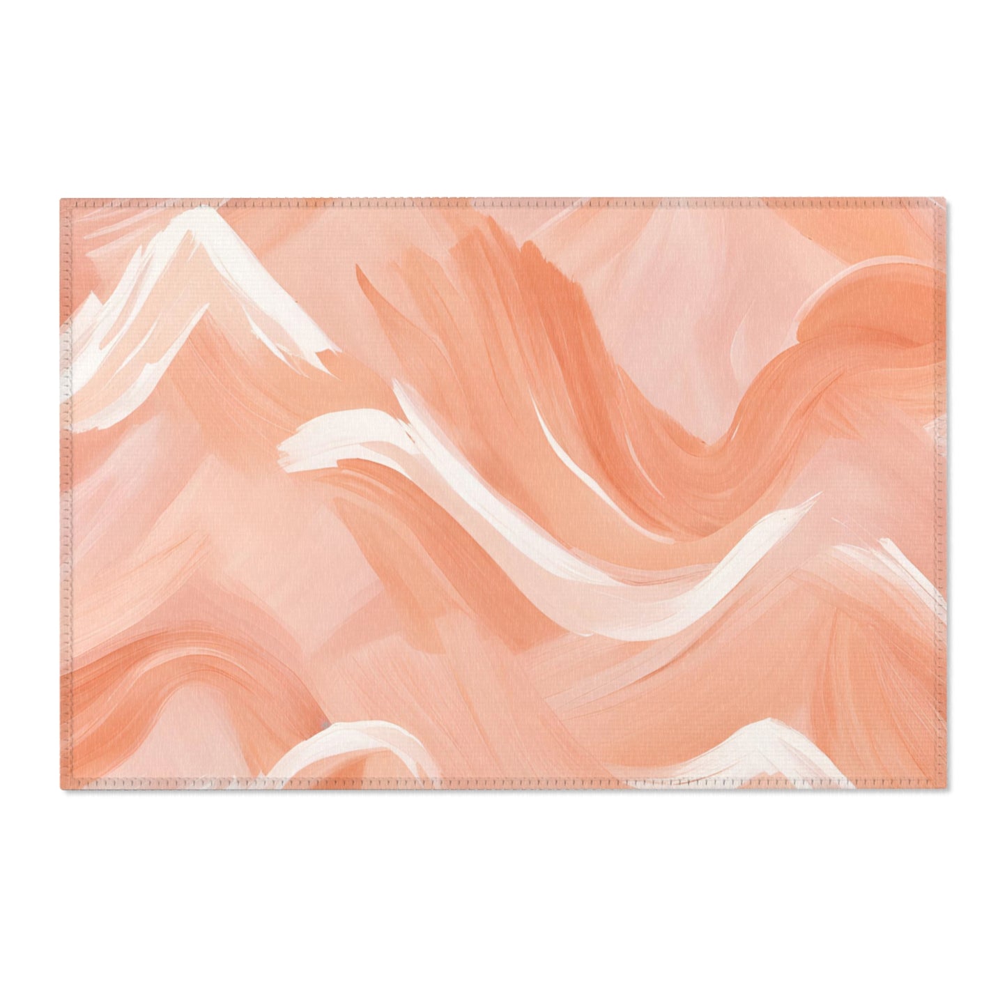 Dusk Brushstrokes Area Rugs