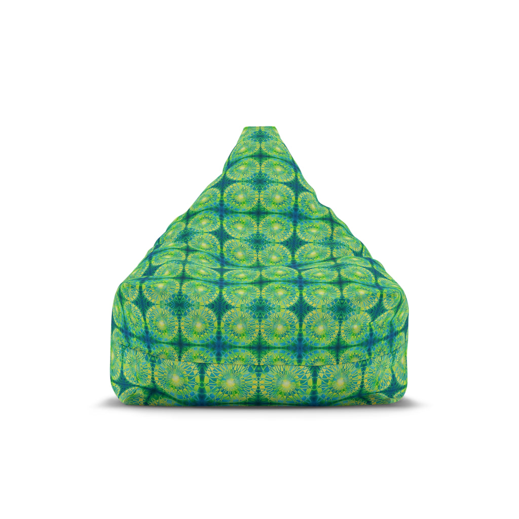 Safety Net Circles by Uta Feinstein Bean Bag Chair Cover