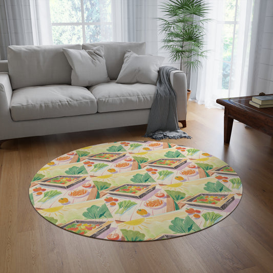 Food Round Rug