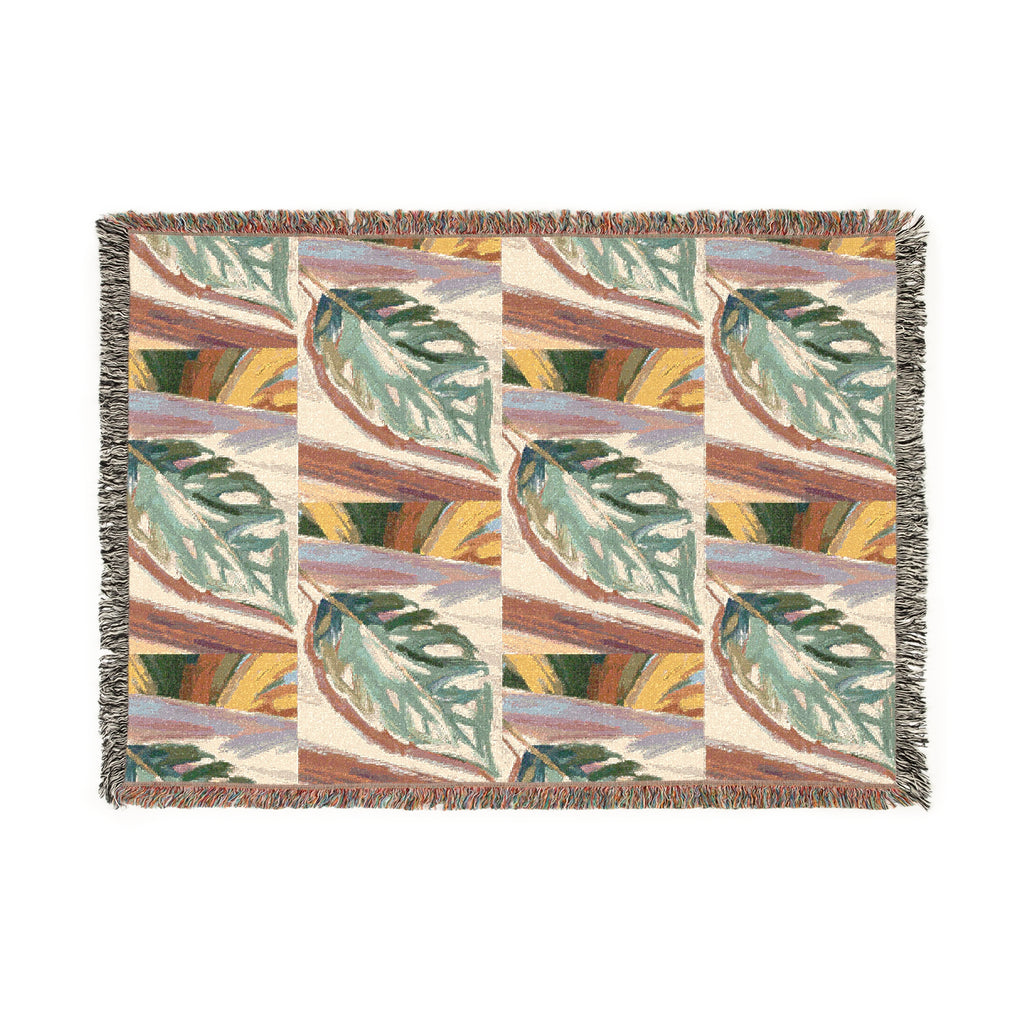 The Leaf  100% Cotton Cozy Blanket
