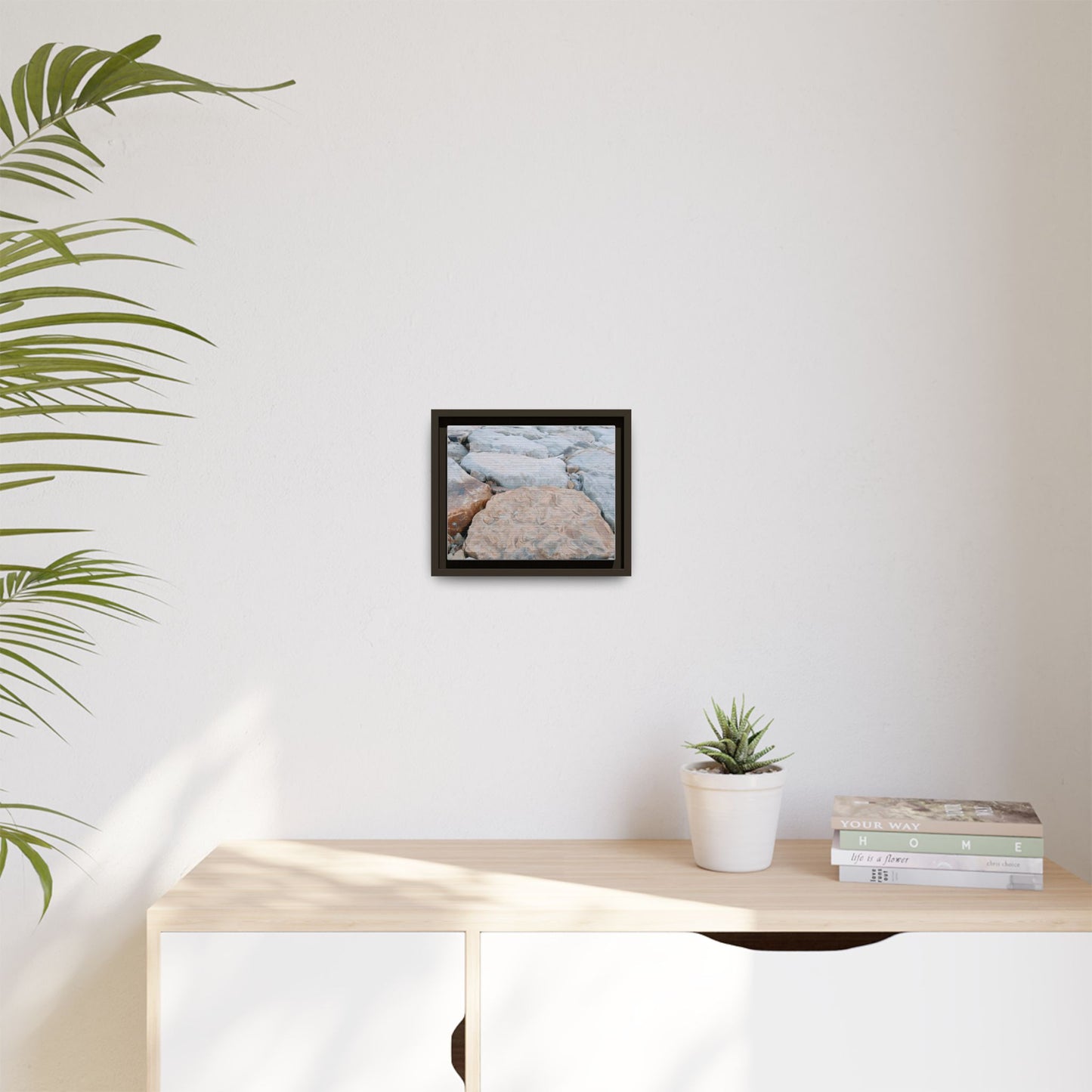 'A Time' Framed Canvas Art