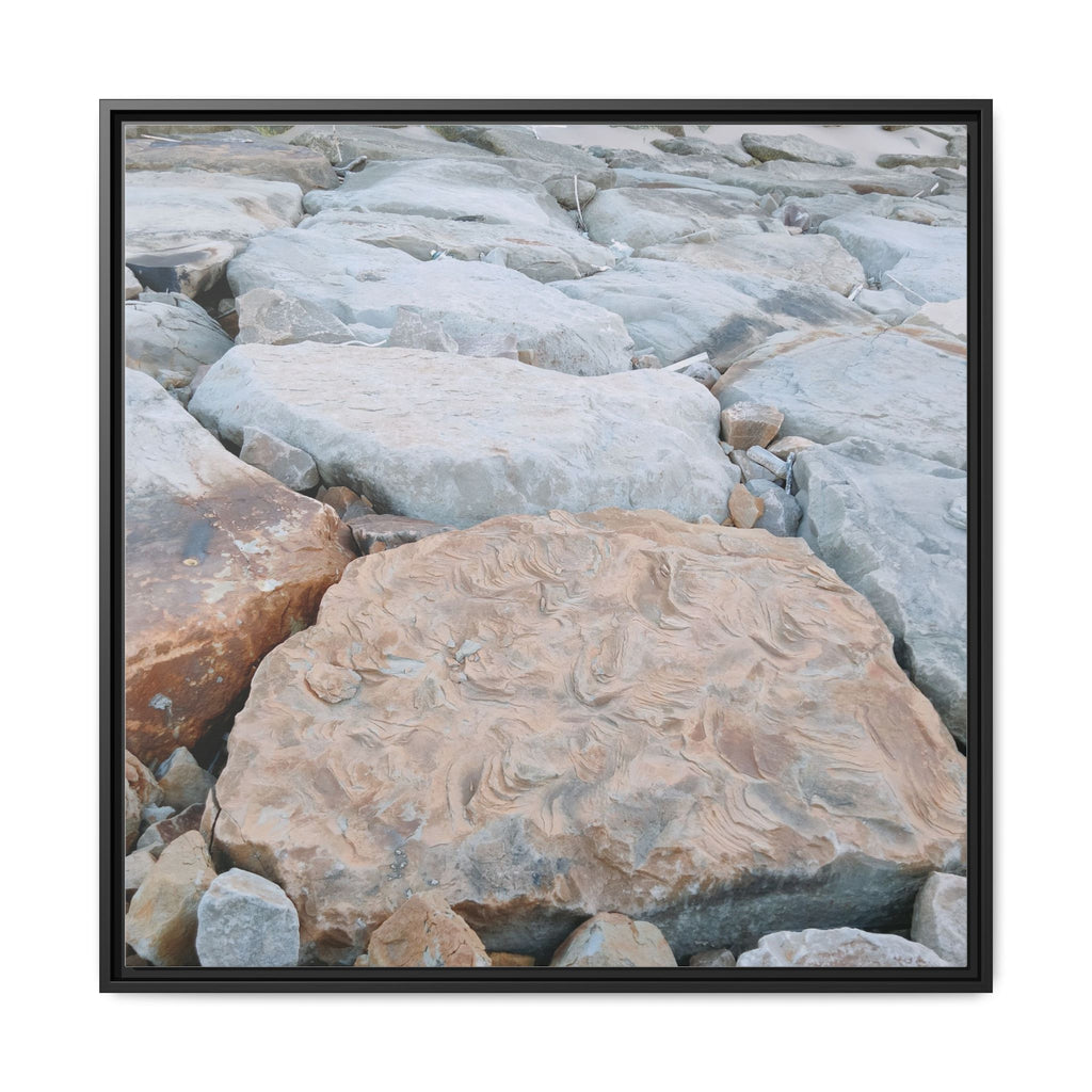 'A Time' Framed Canvas Art