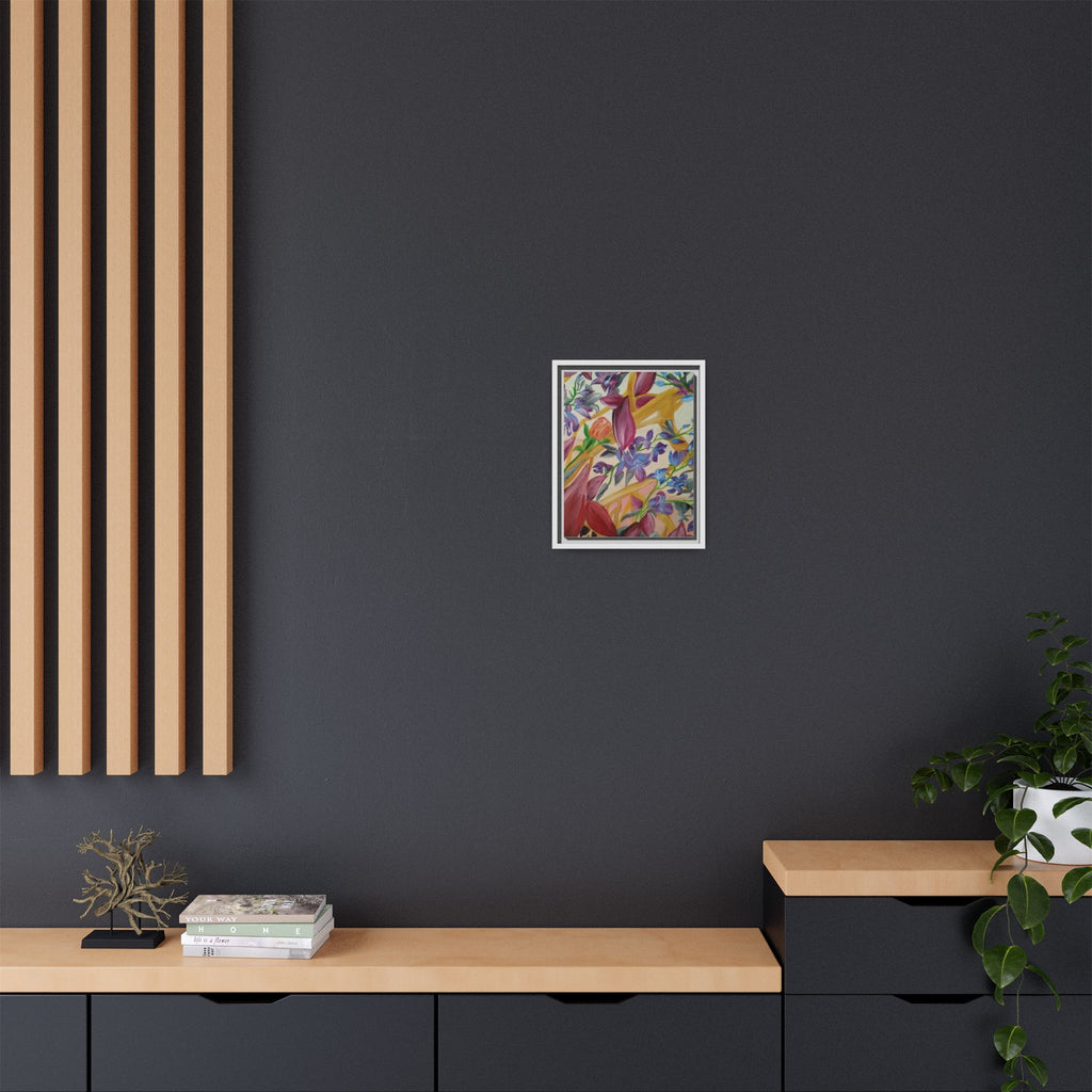 'A Dream of Flowers' Framed Canvas Art