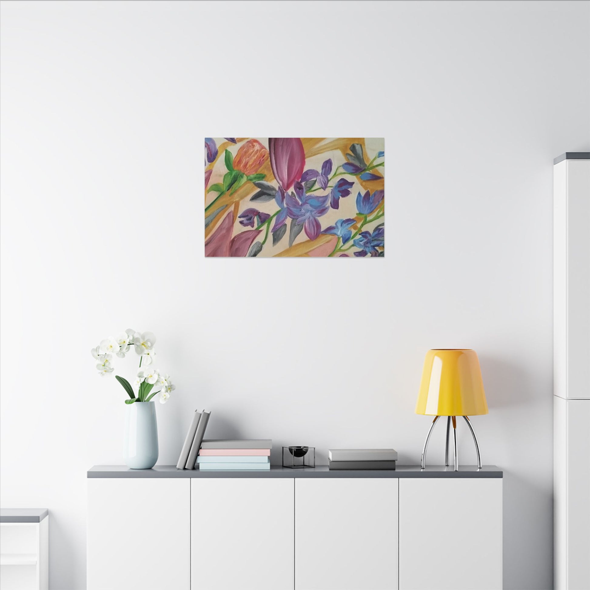 'A Dream of Flowers' Canvas