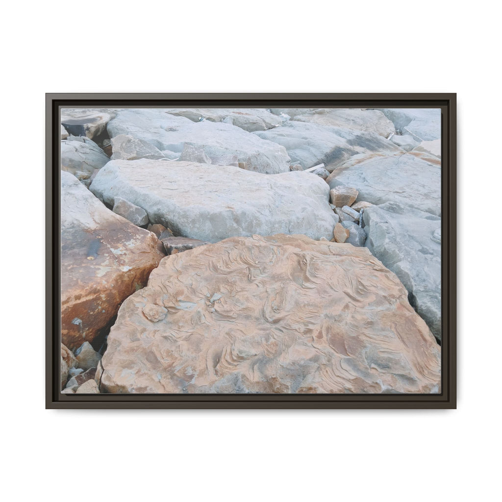 'A Time' Framed Canvas Art