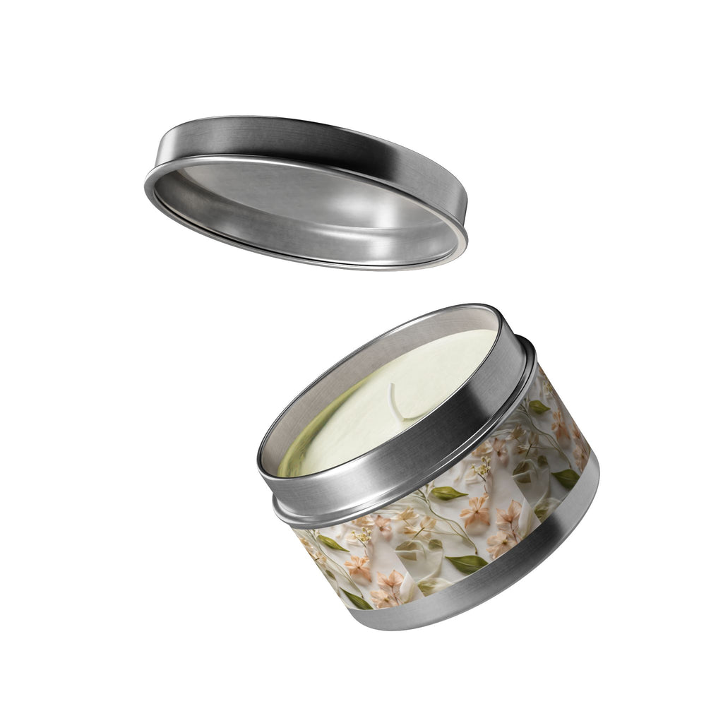 Botanical Elegance Tin Candles