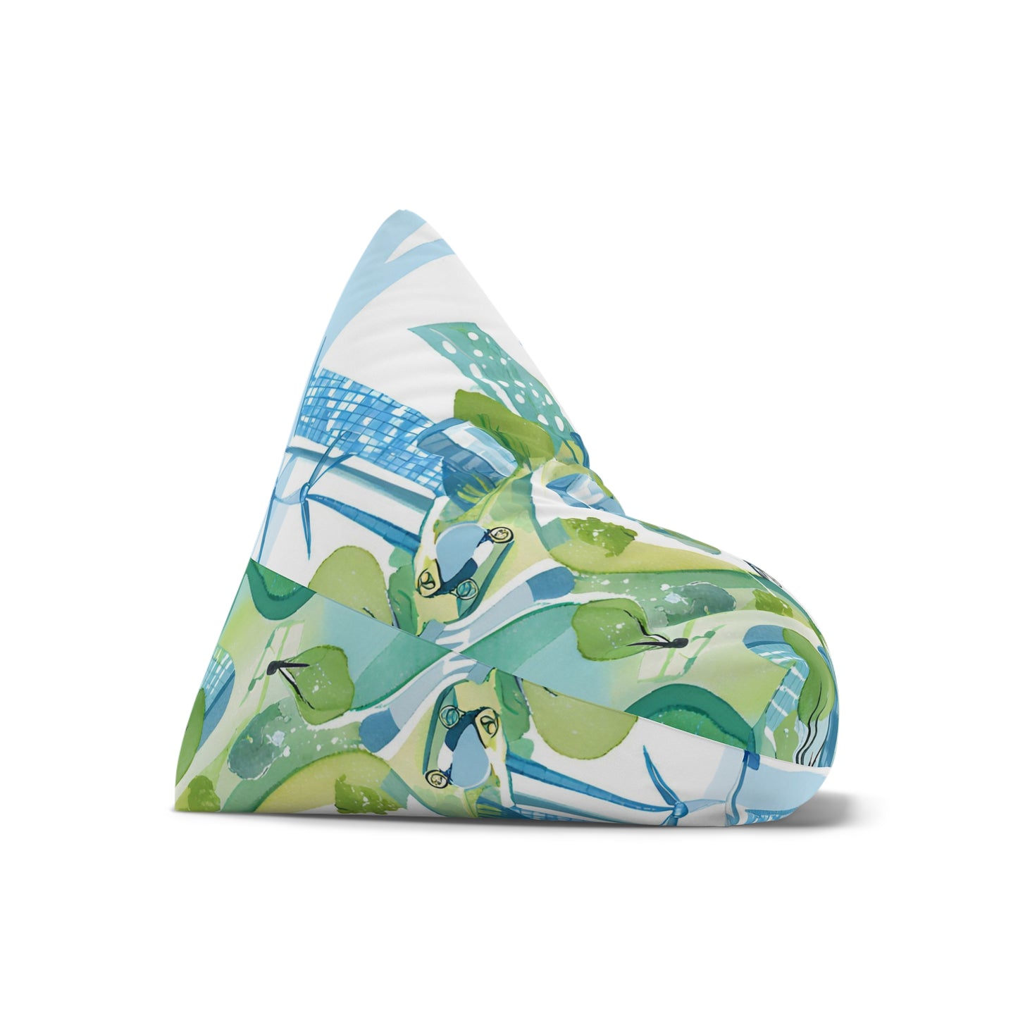 The City Bean Bag Chair Cover