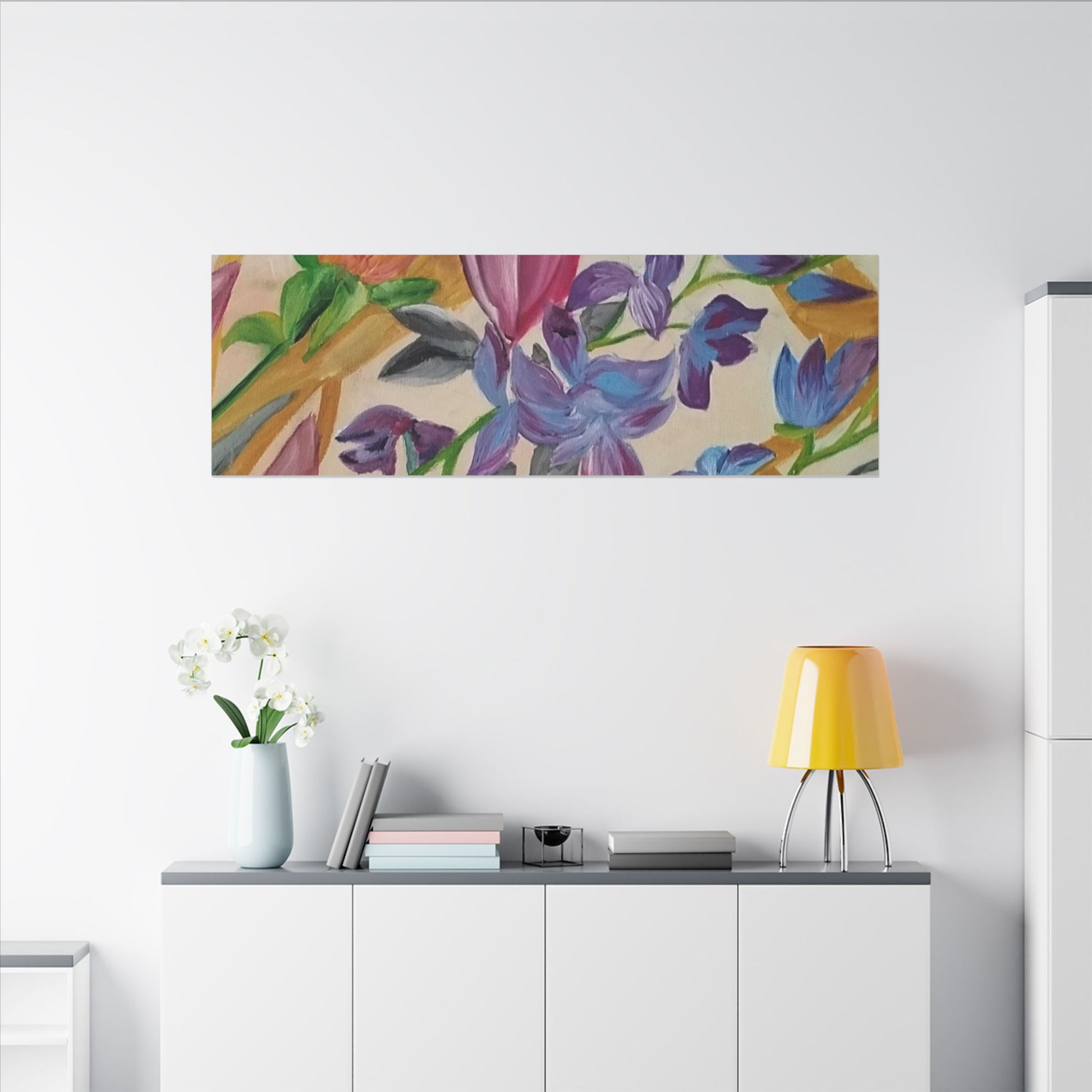 'A Dream of Flowers' Canvas