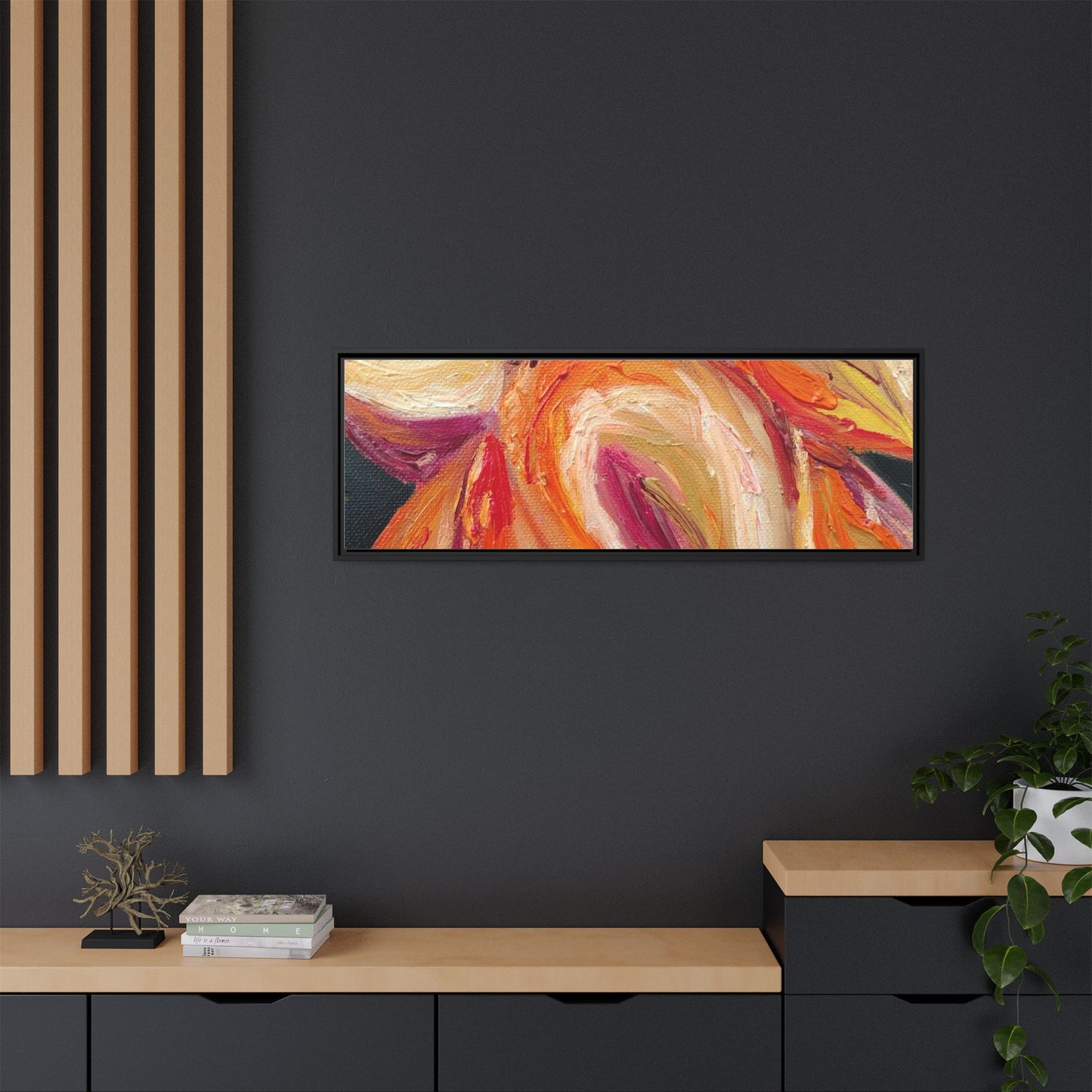 Dramatic Awakening Framed Canvas Art