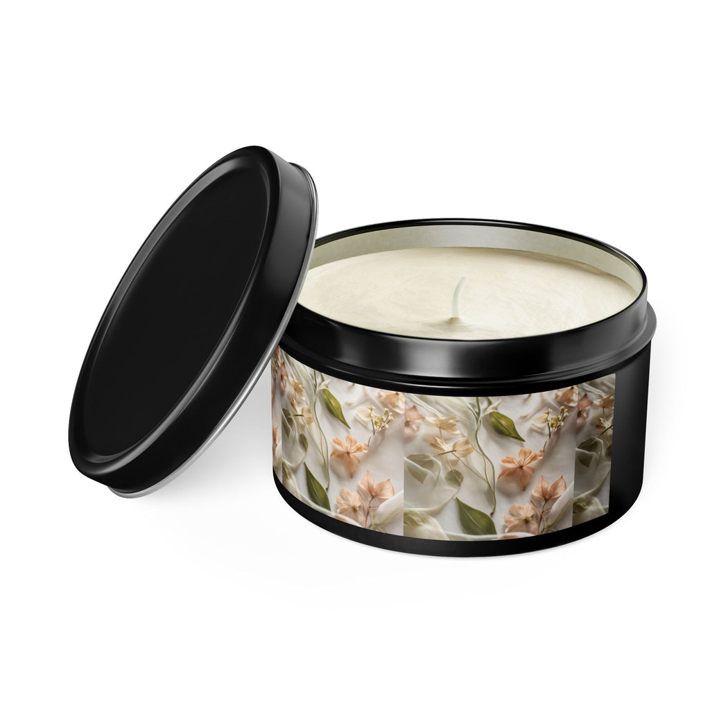 Botanical Elegance Tin Candles