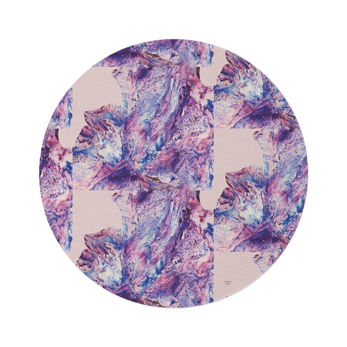 Butterfly by Lu Meng Round Rug