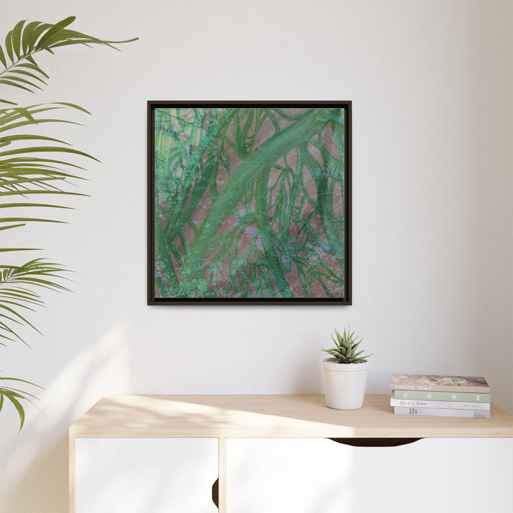 Inner Depths Framed Canvas Art