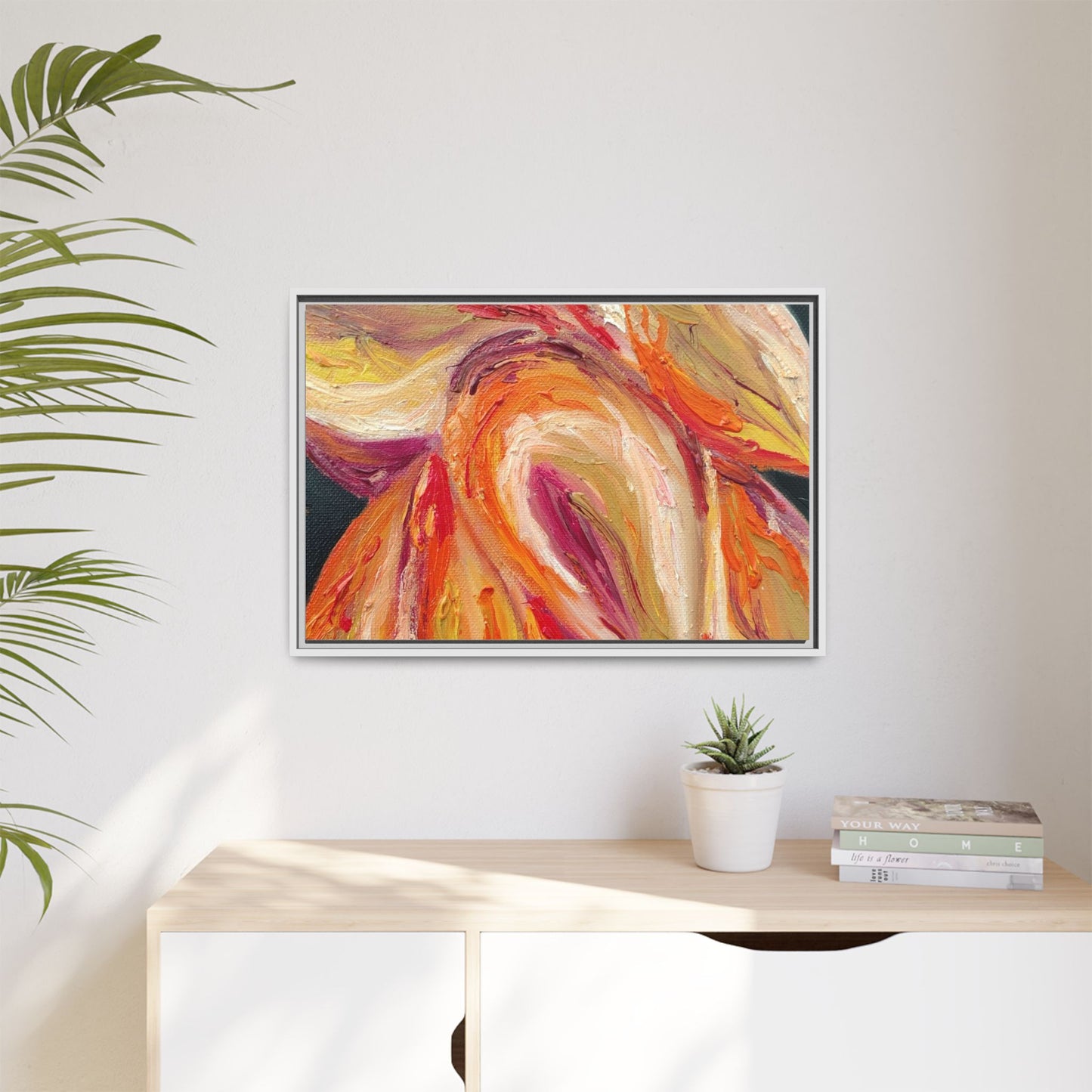 Dramatic Awakening Framed Canvas Art