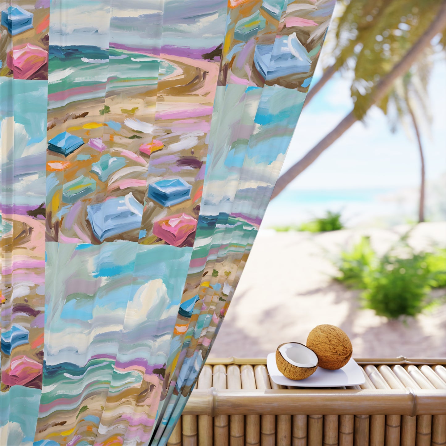 The Beach Window Curtain (1 Piece)