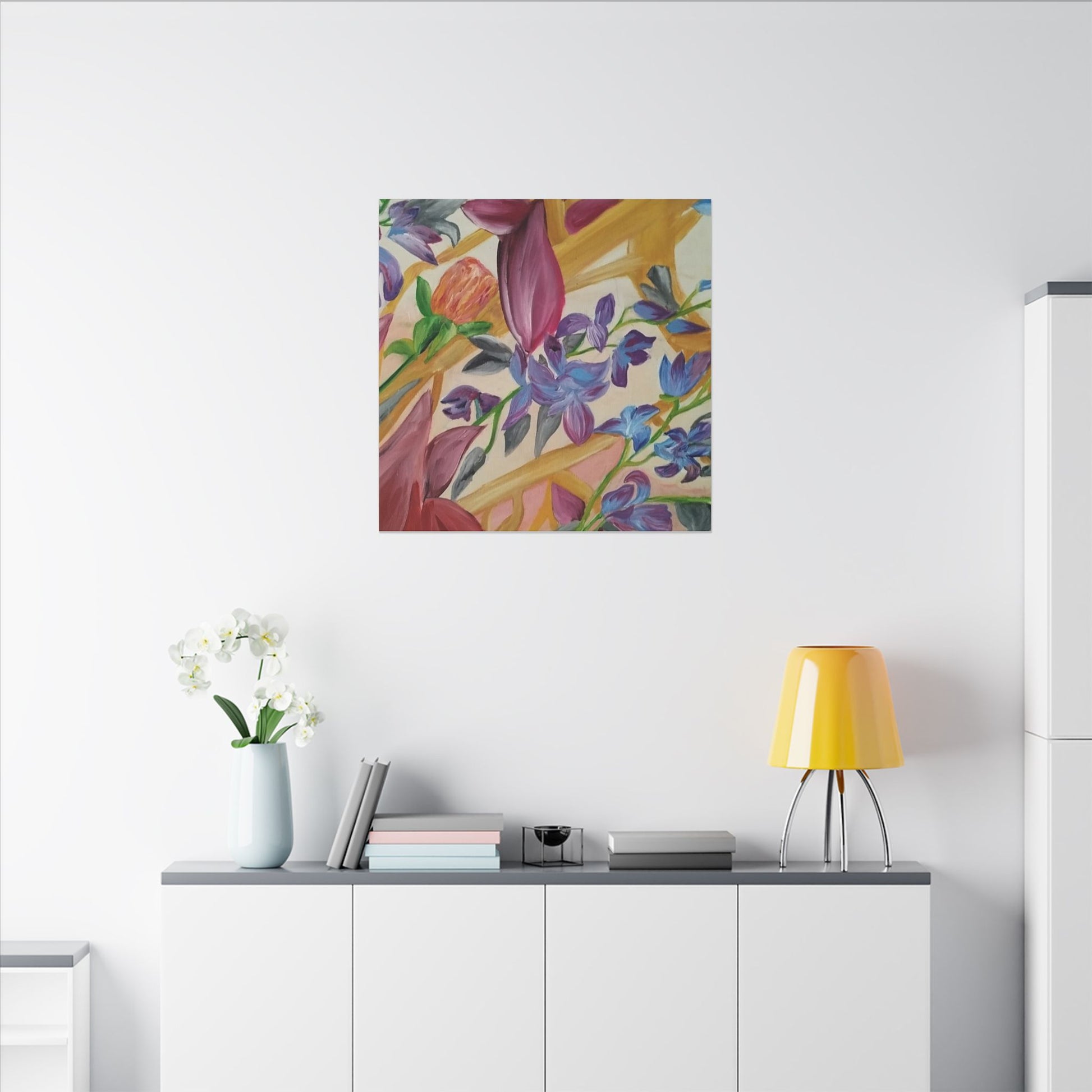 'A Dream of Flowers' Canvas