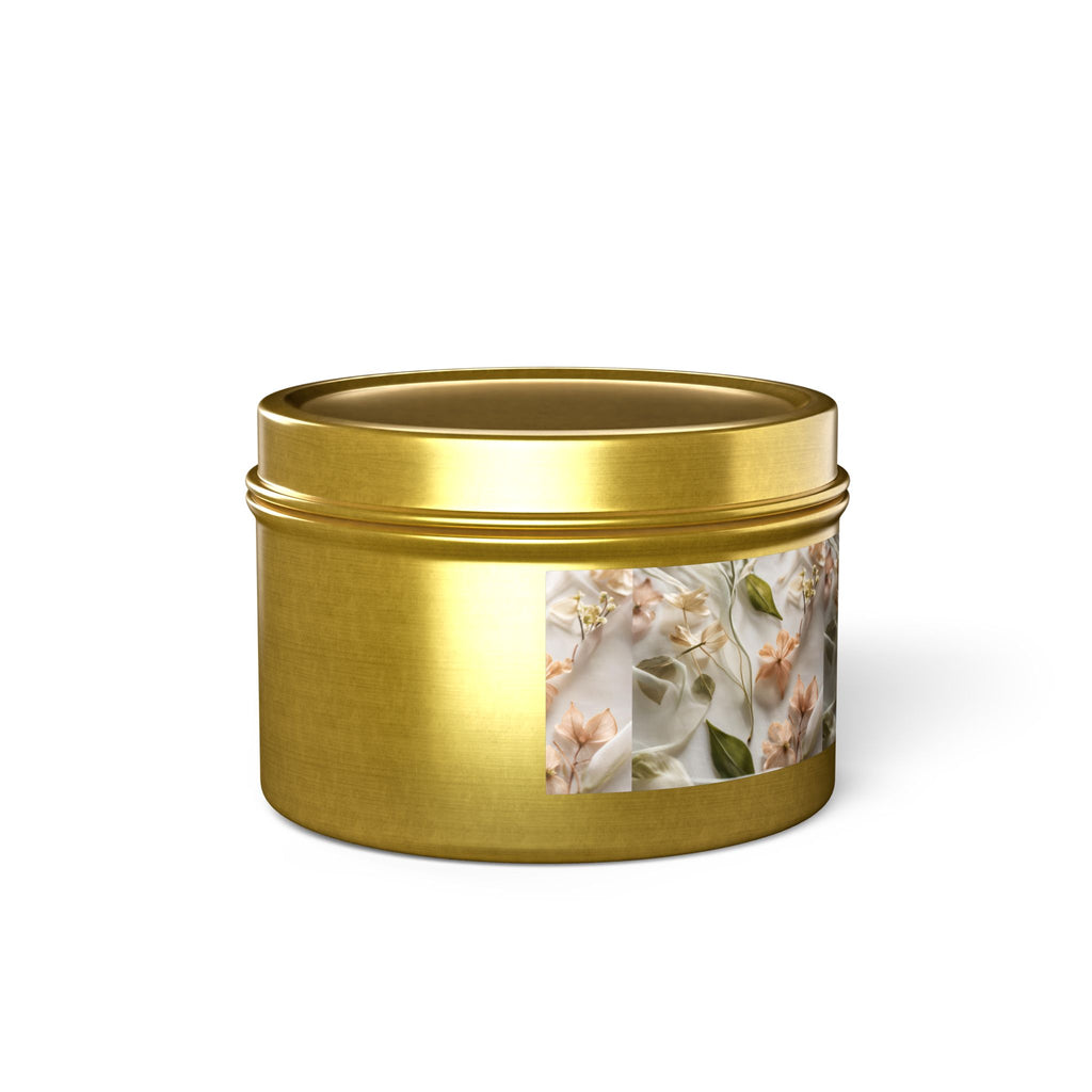 Botanical Elegance Tin Candles