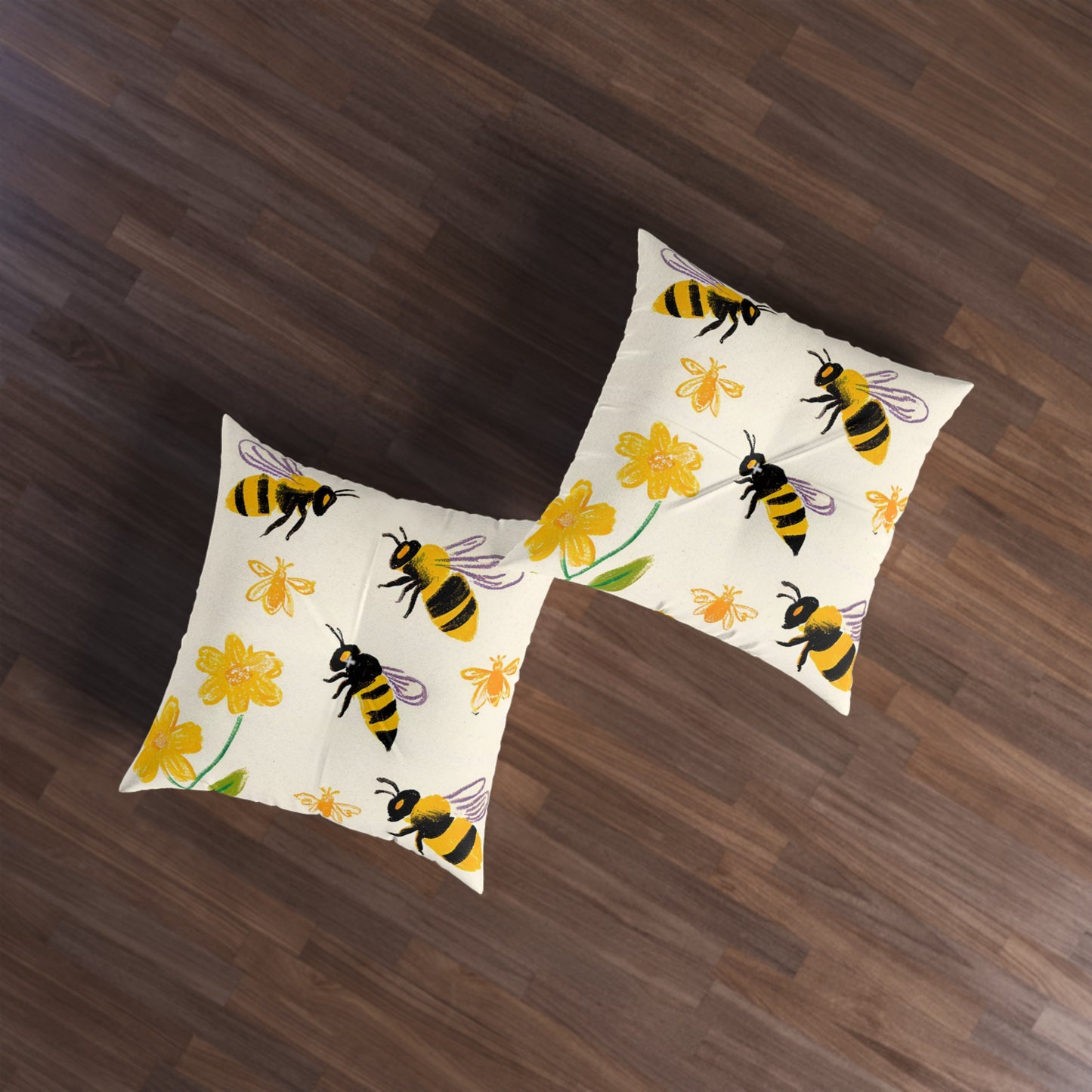 BuzzyTufted Floor Pillow