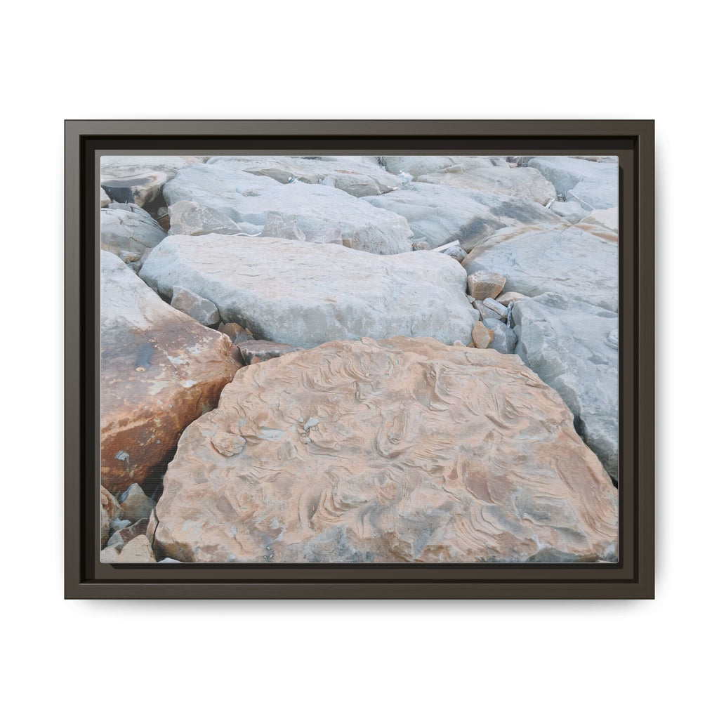 'A Time' Framed Canvas Art