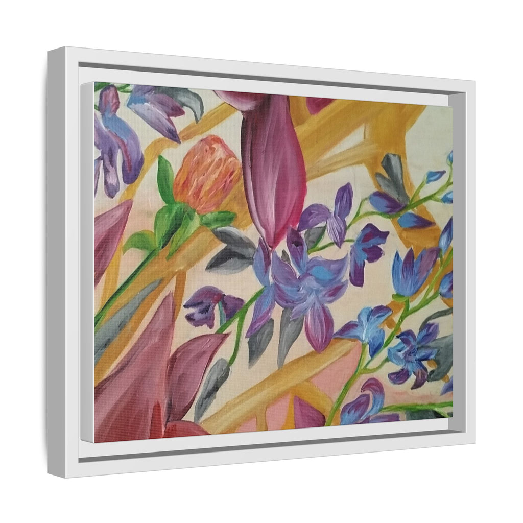 'A Dream of Flowers' Framed Canvas Art