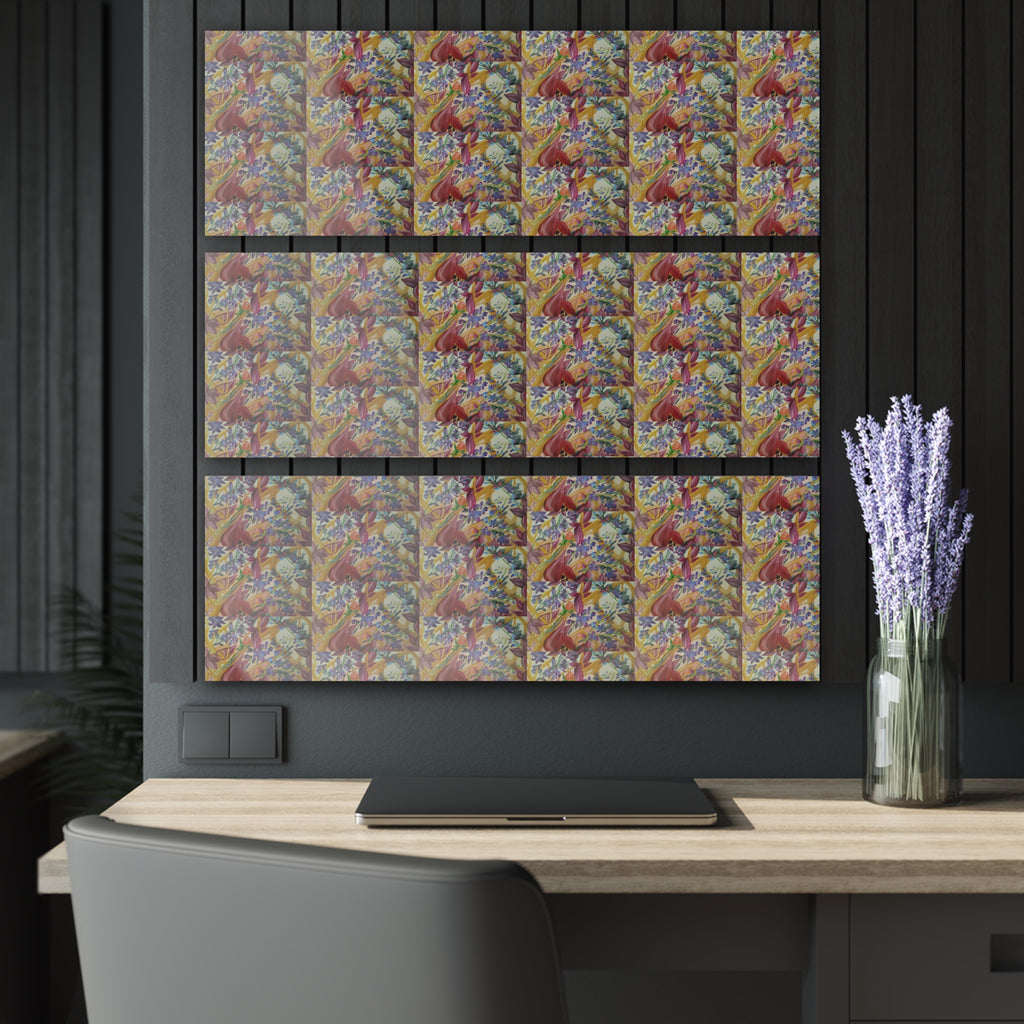 'A Dream of Flowers' Acrylic Prints (Triptych)