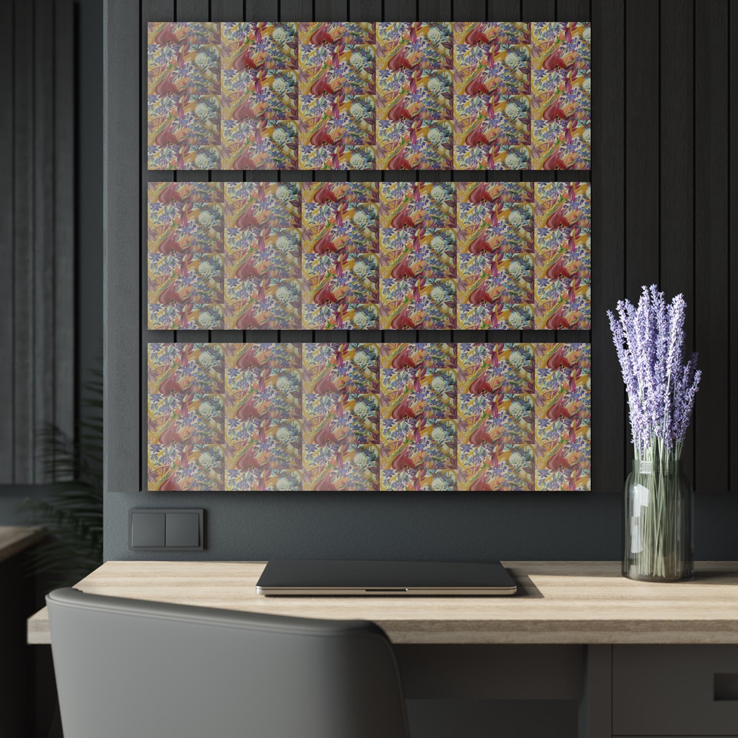 'A Dream of Flowers' Acrylic Prints (Triptych)