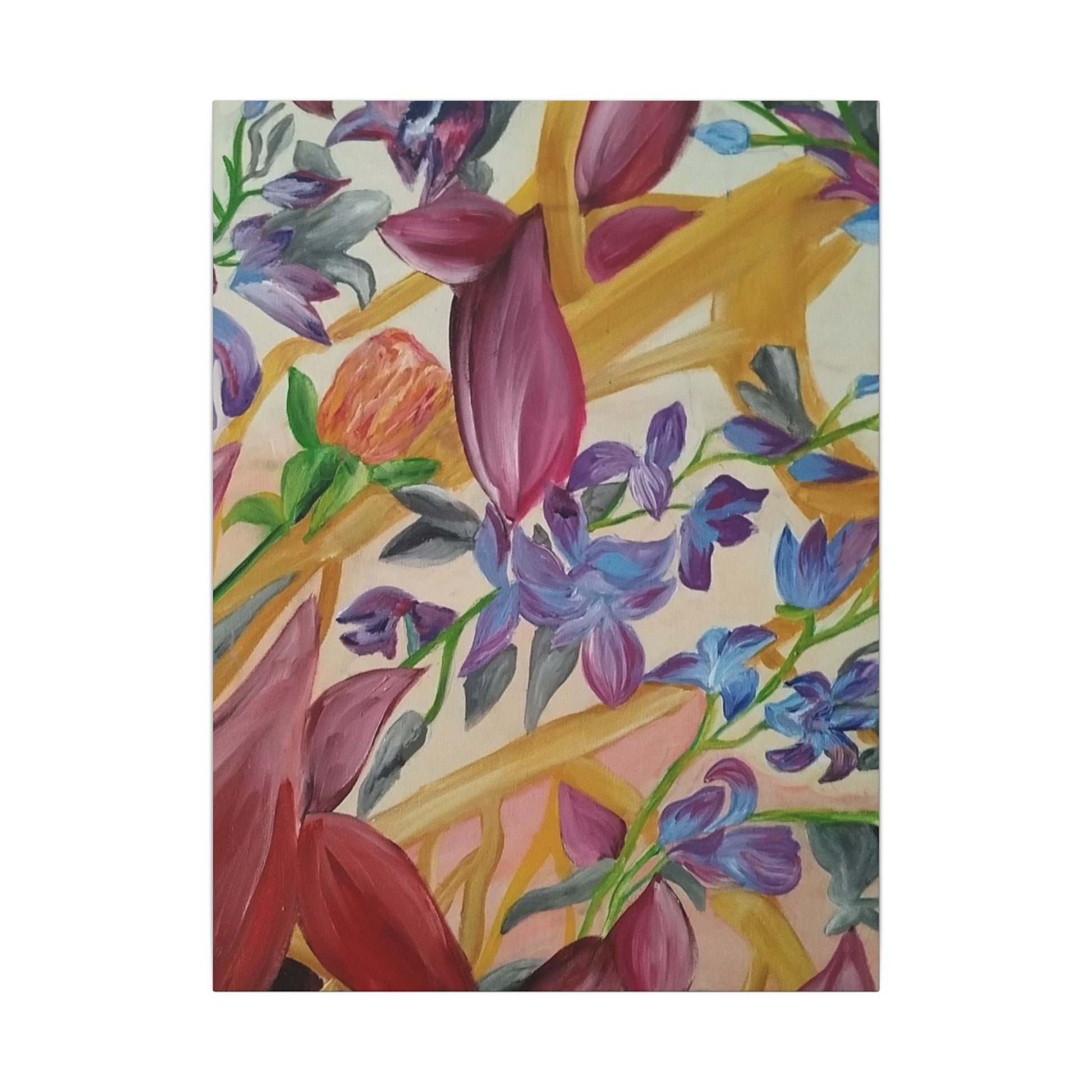 'A Dream of Flowers' Canvas
