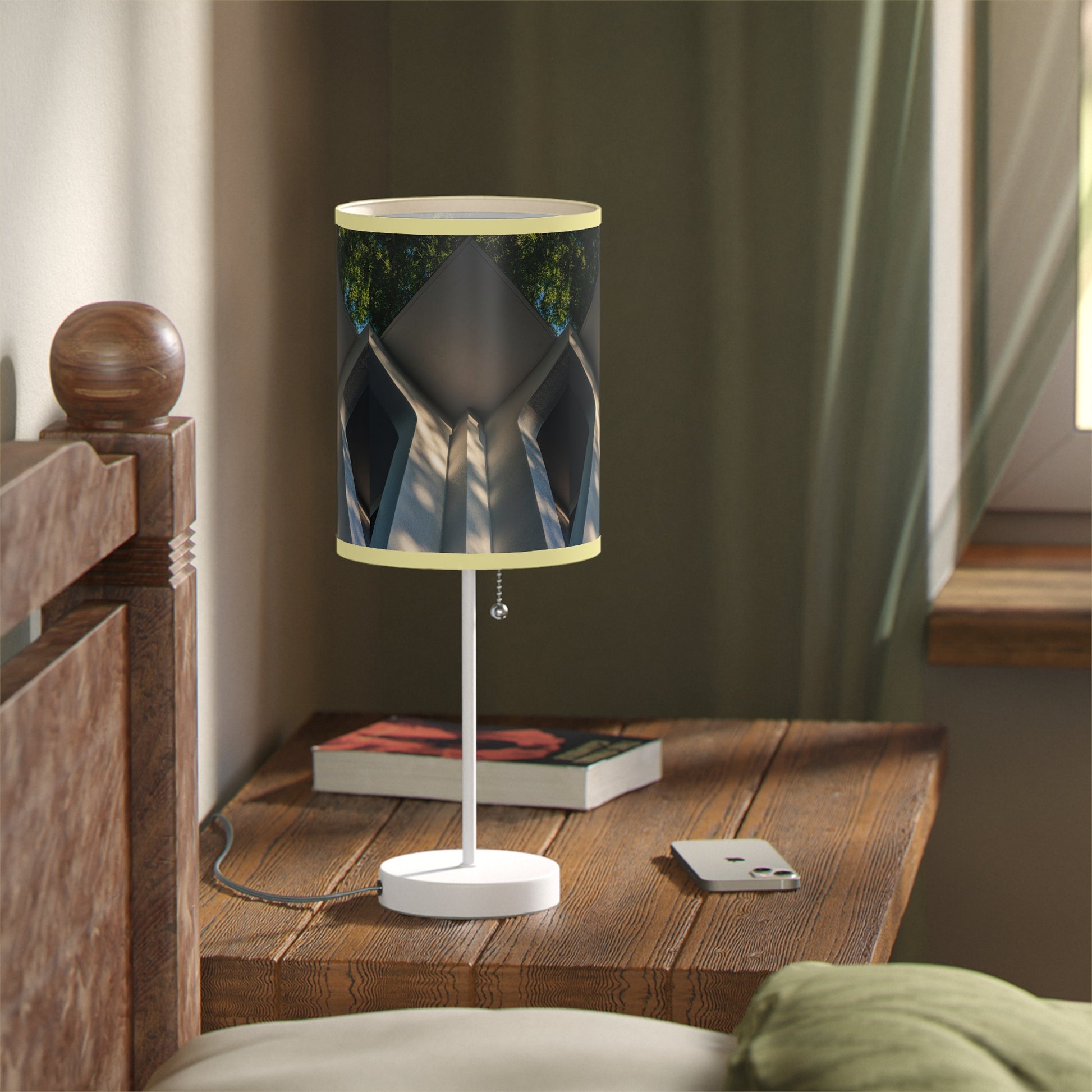 Geometric Corner Table Lamp