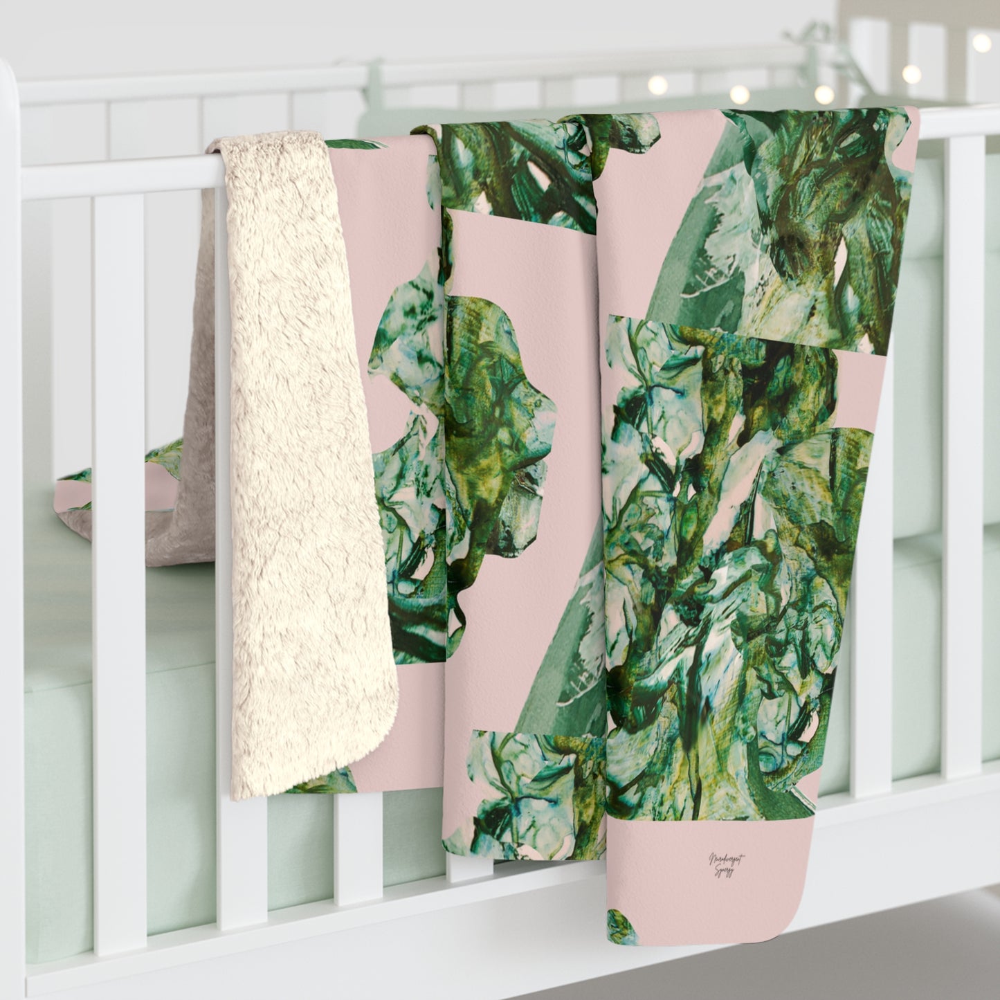 Vegetating  by Lu Meng  Sherpa Fleece Blanket