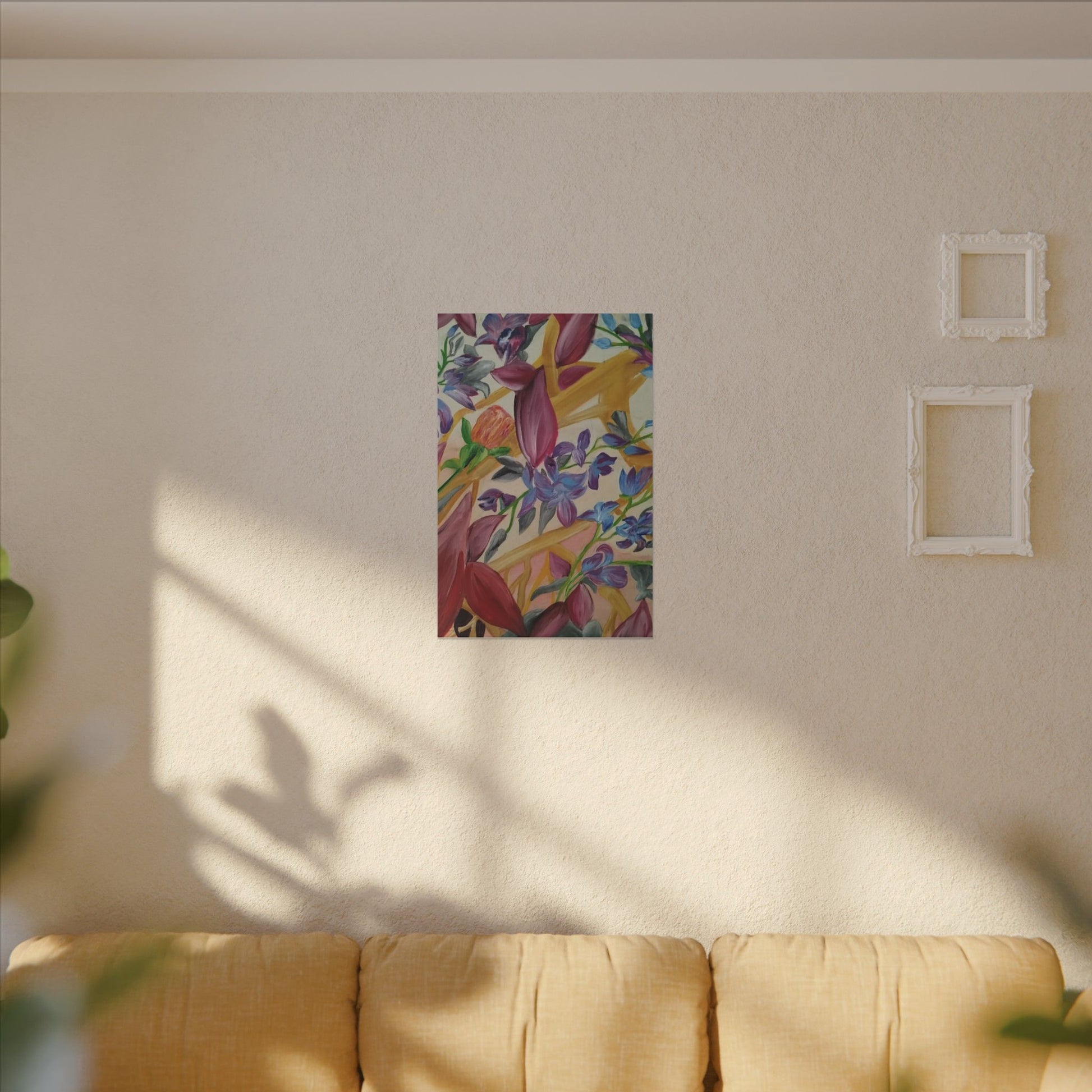 'A Dream of Flowers' Canvas