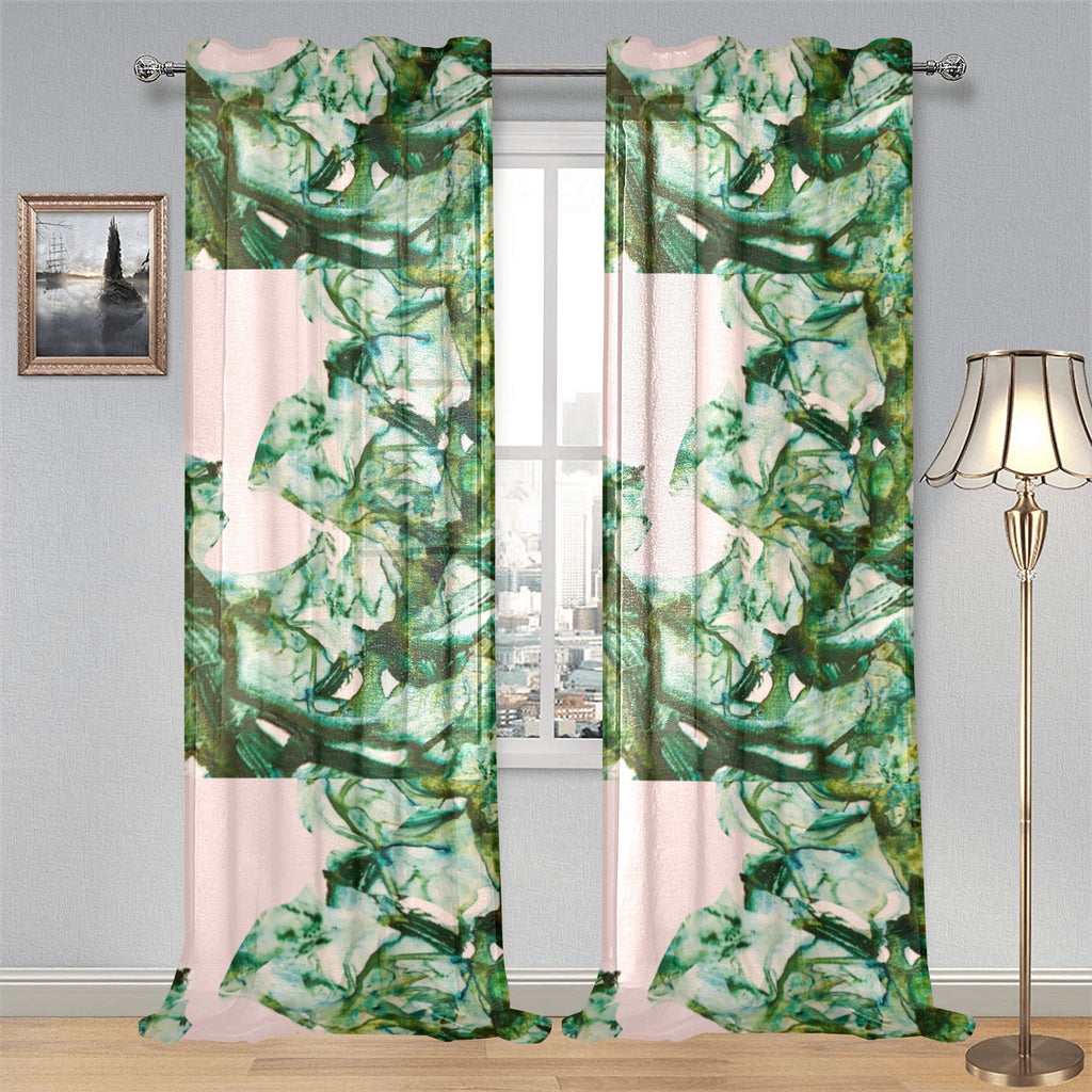 Vegetating by Lu Meng Curtain (Two-Piece)