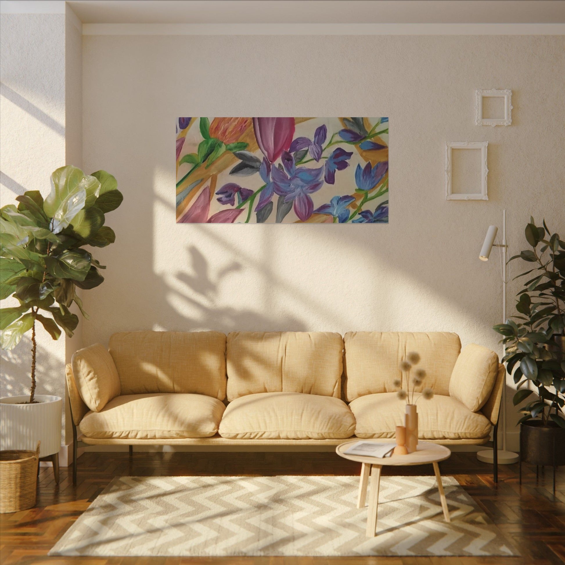 'A Dream of Flowers' Canvas