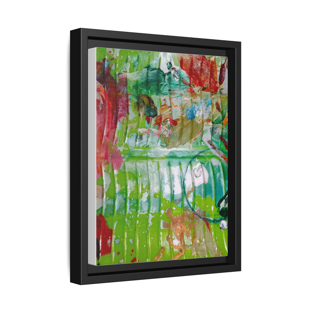 'A Mix of Life' Framed Canvas Art