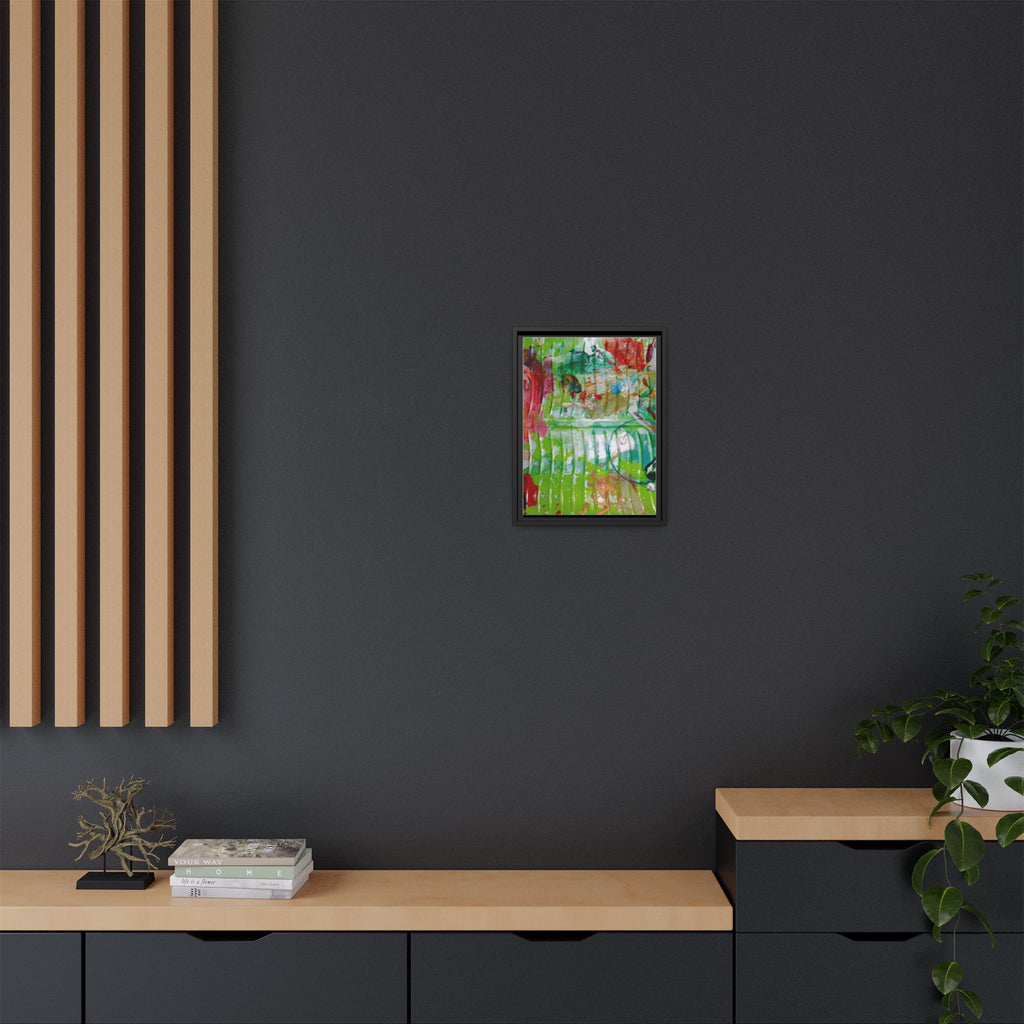 'A Mix of Life' Framed Canvas Art
