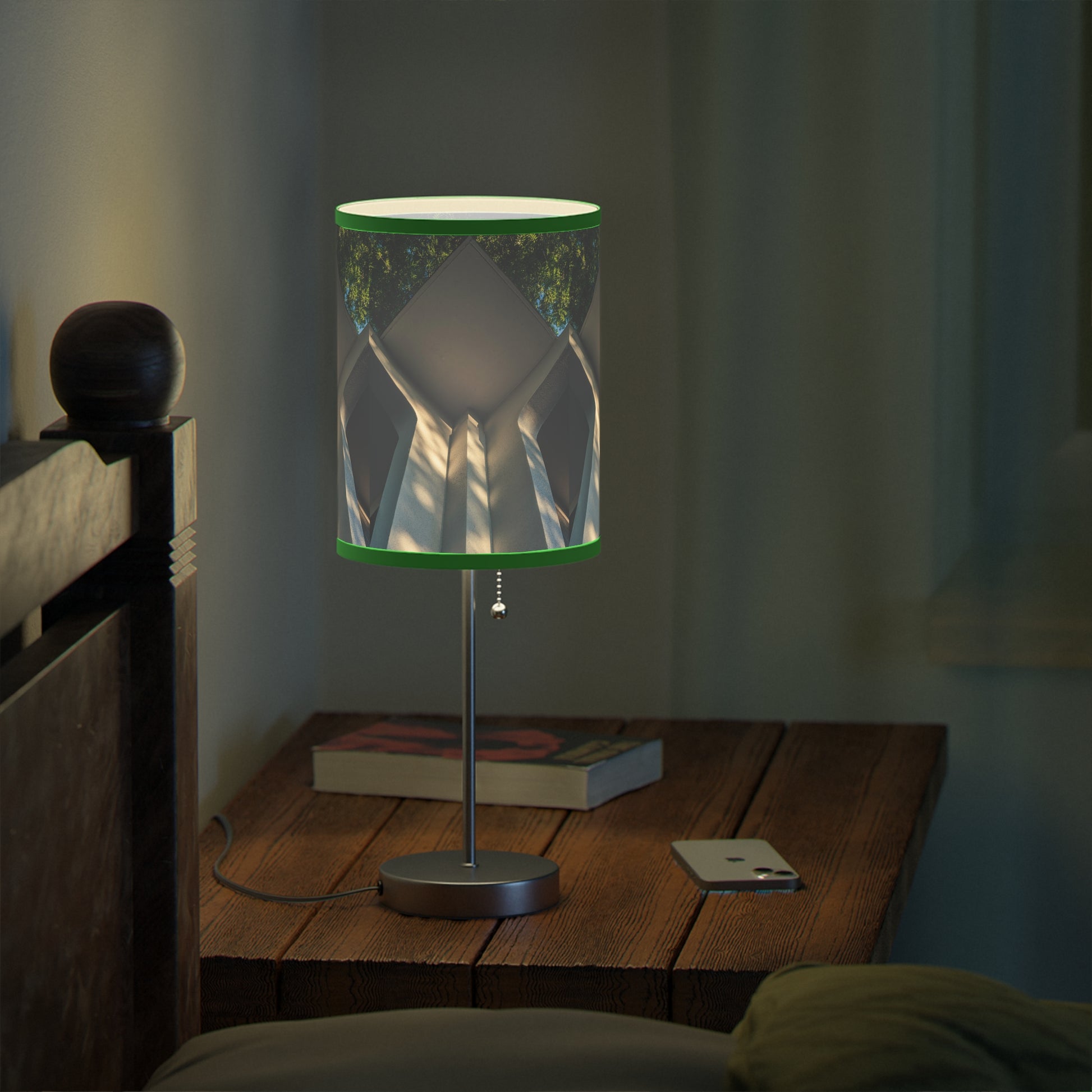 Geometric Corner Table Lamp