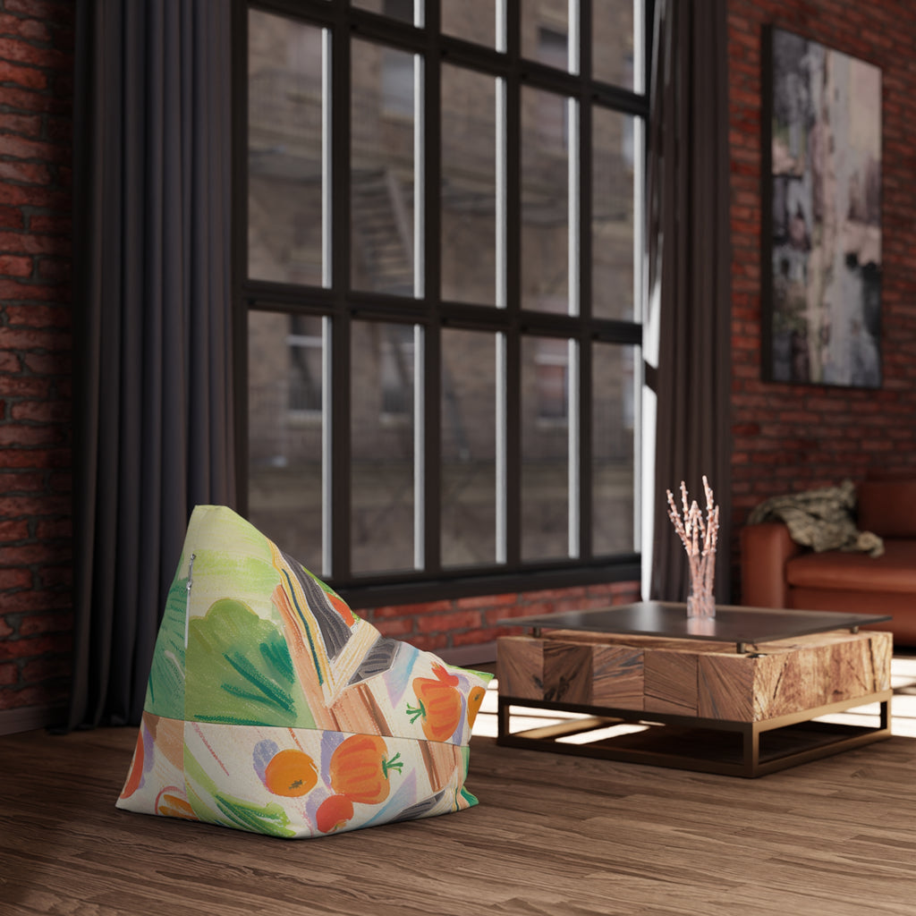 Food Bean Bag Chair Cover