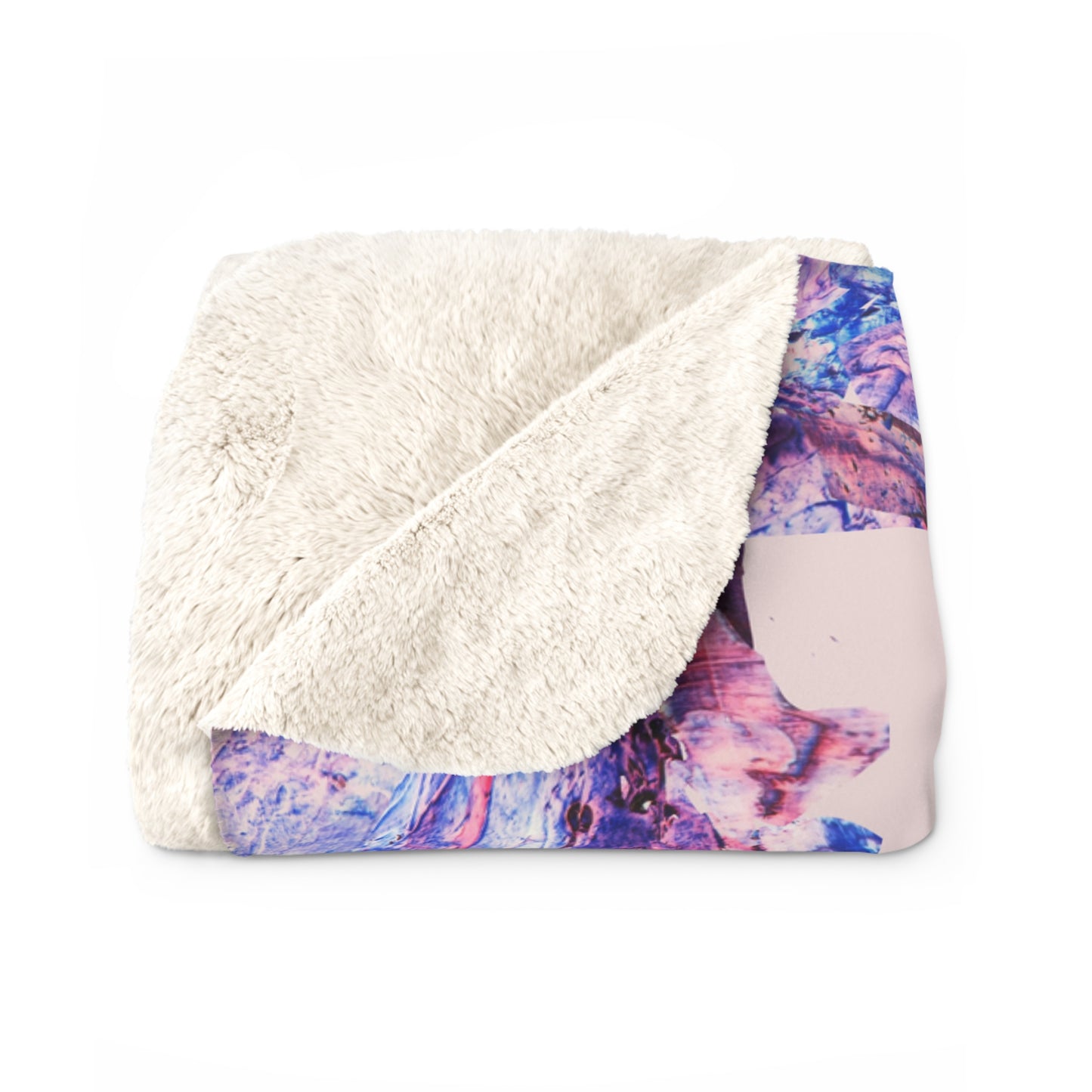 Butterfly by Lu Meng  Sherpa Fleece Blanket