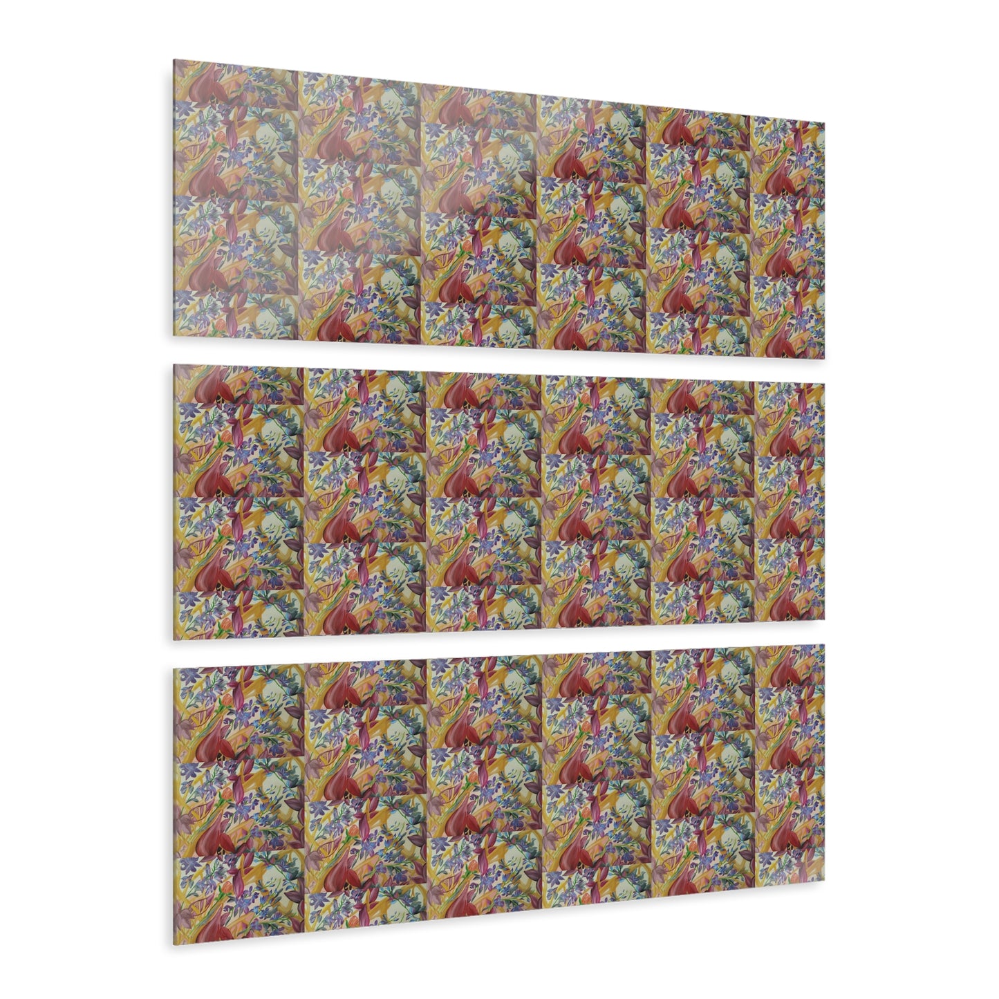 'A Dream of Flowers' Acrylic Prints (Triptych)