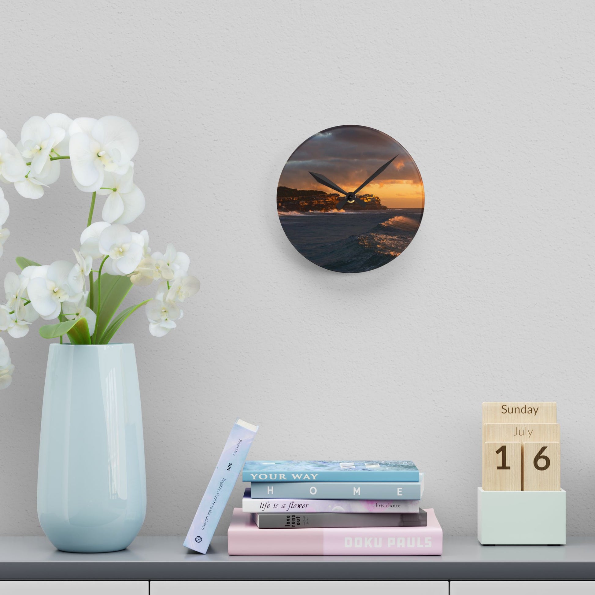Bronte Surf Wall Clock