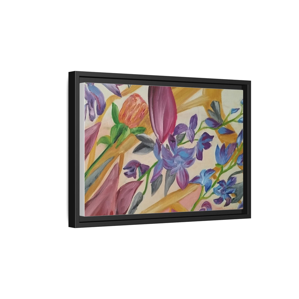 'A Dream of Flowers' Framed Canvas Art