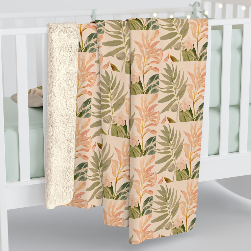 Nature's Aura Sherpa Fleece Blanket