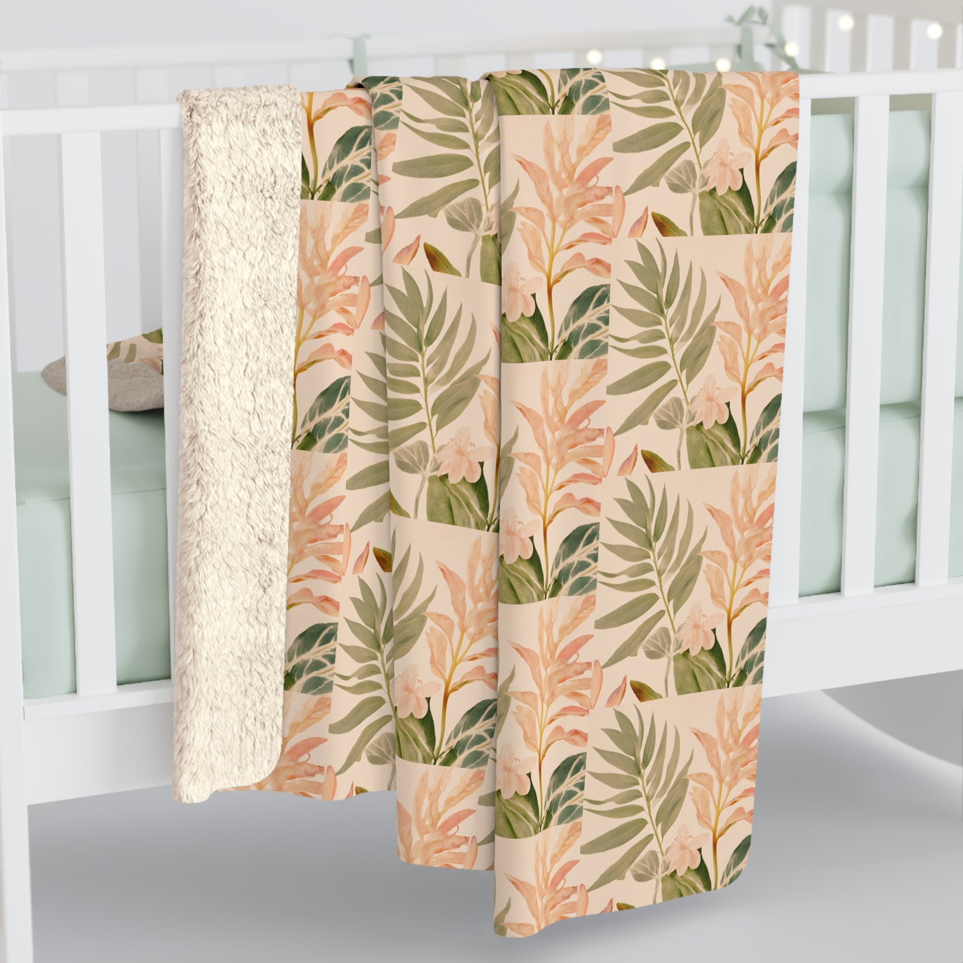Nature's Aura Sherpa Fleece Blanket
