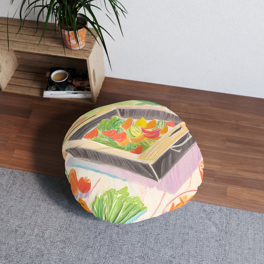 Food Tufted Floor Pillow
