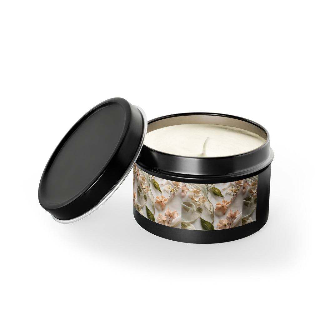 Botanical Elegance Tin Candles