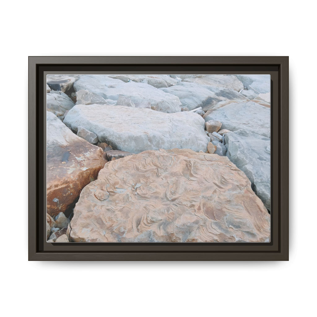 'A Time' Framed Canvas Art