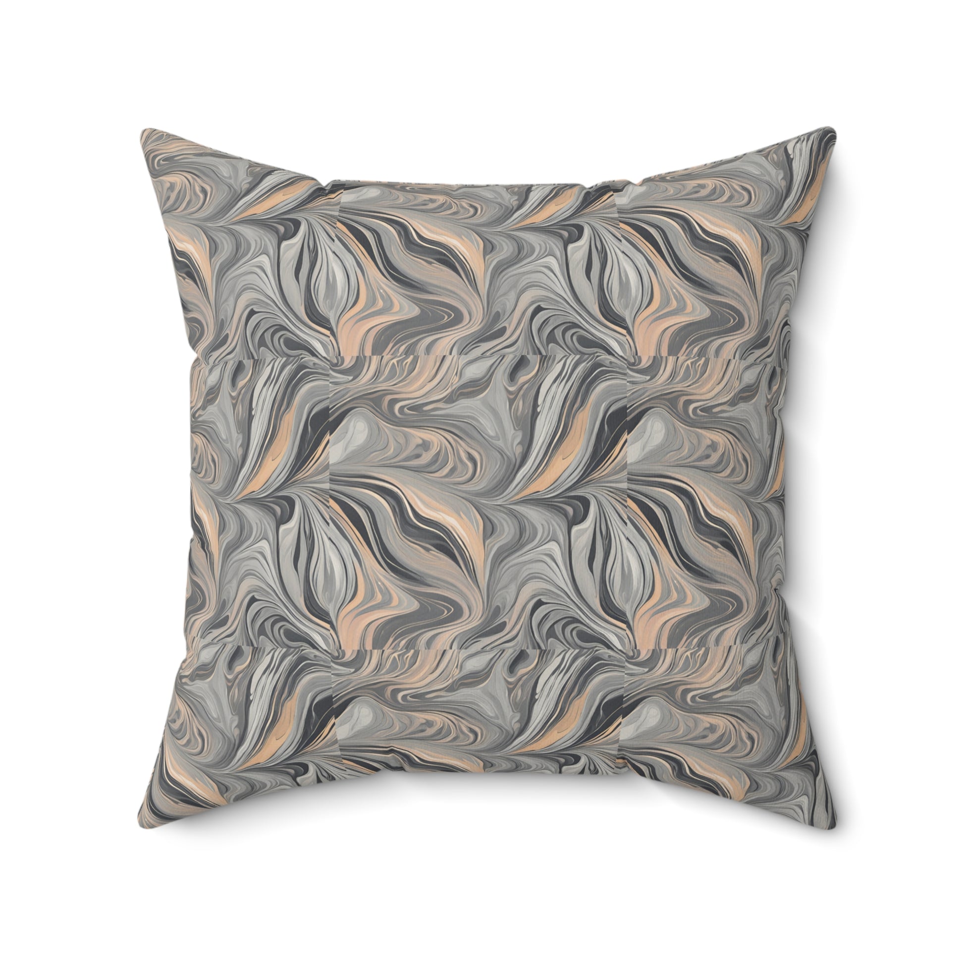 Stonescape Faux Suede Square Pillow